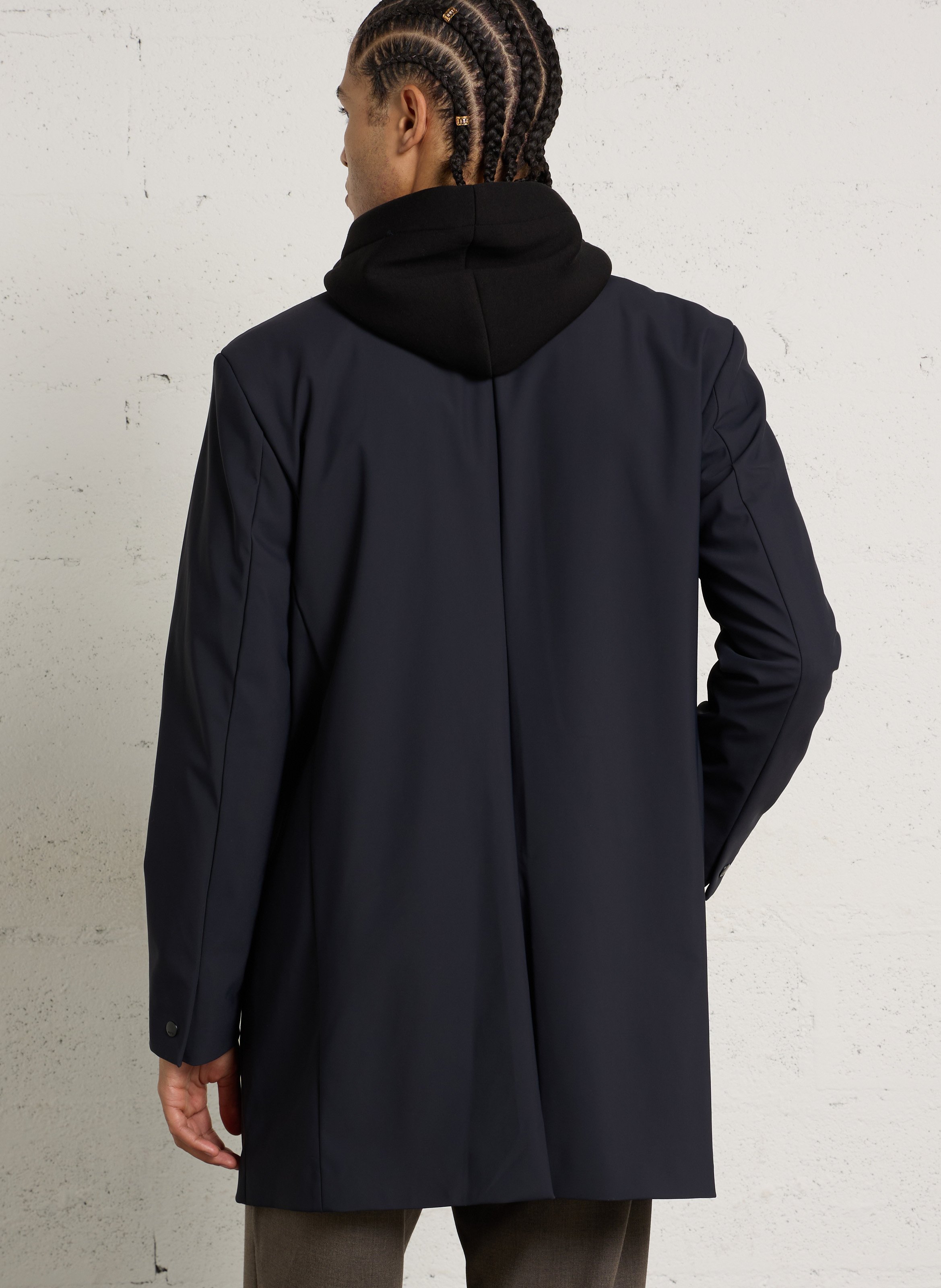Parka 2-en-1 col tailleur IKKS Bleu