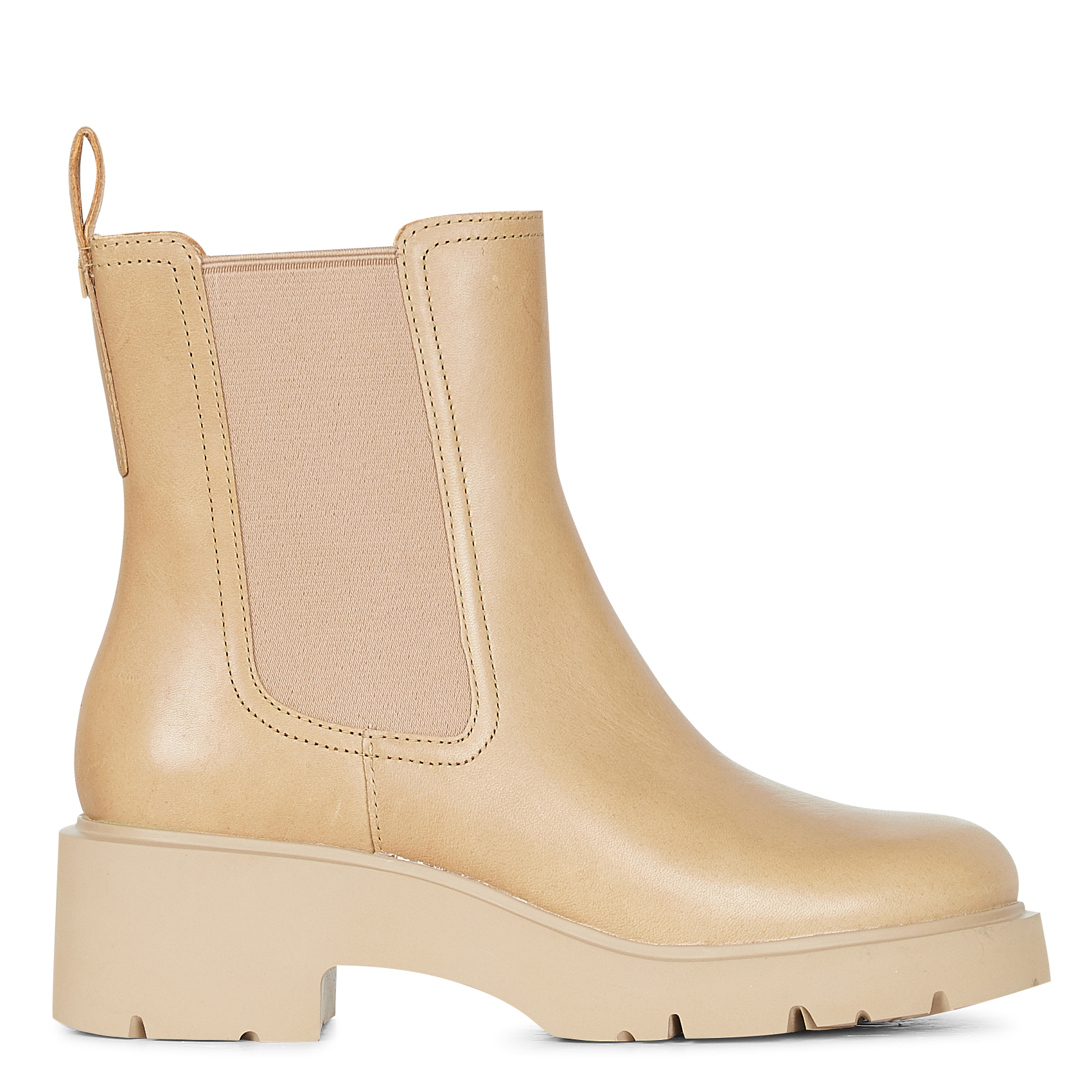 Enkellaarzen Van Gemengd Leer Medium Beige Camper - Dames | Place des  Tendances