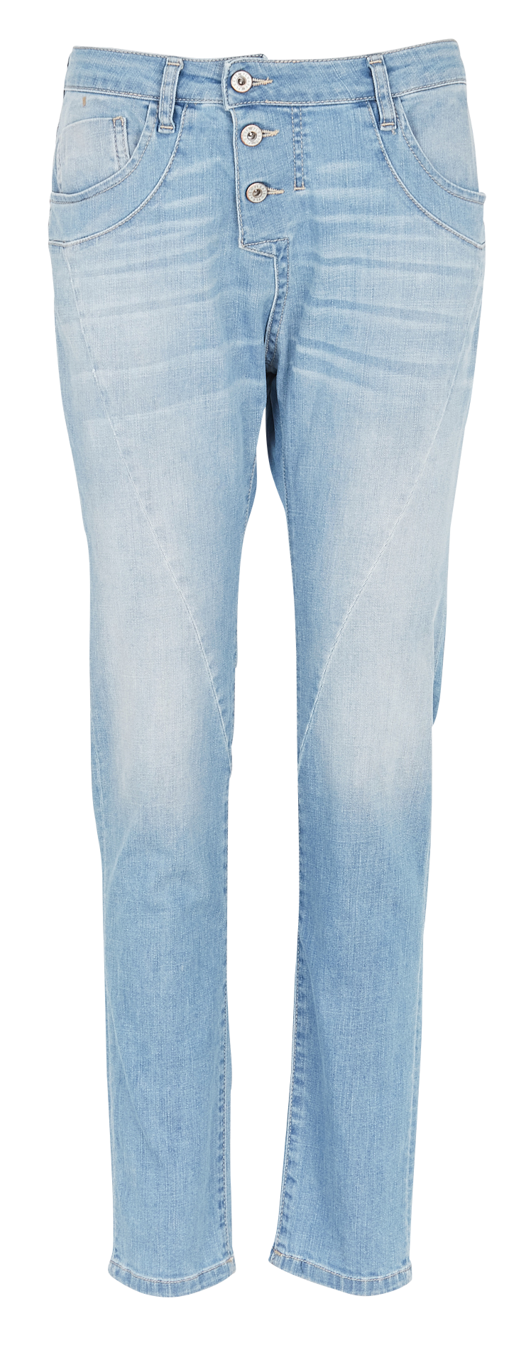 Jean slim taille haute en coton stretch PLEASE Bleu