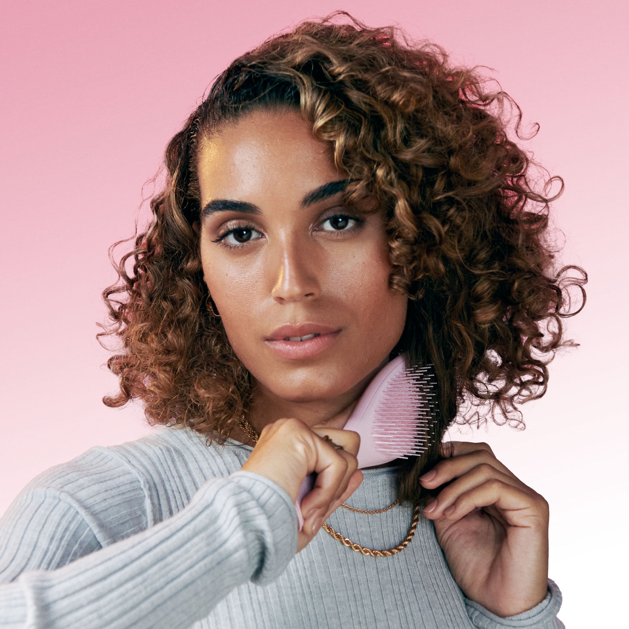 The Wet Detangler in Midnight Black TANGLE TEEZER No color