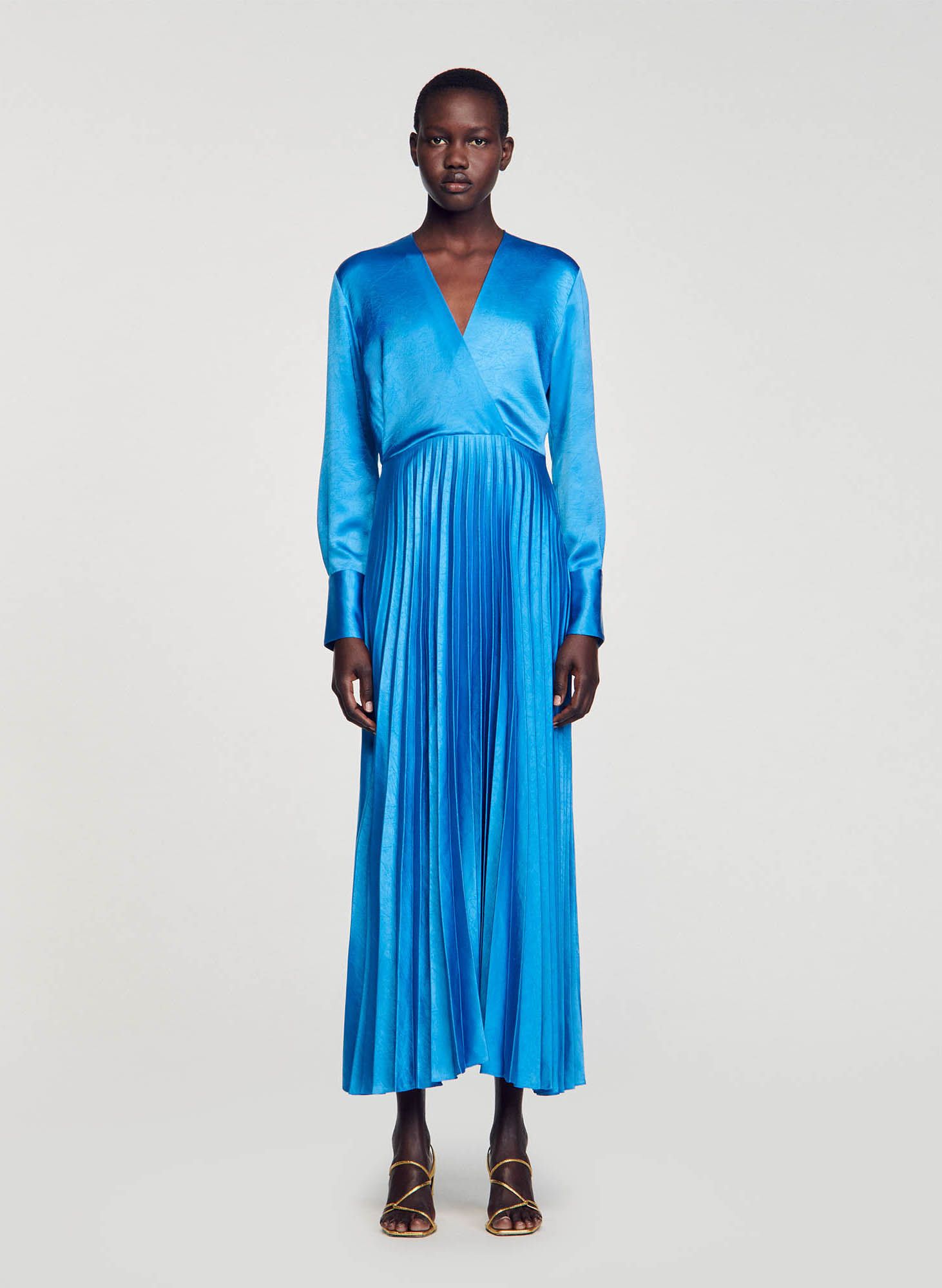 Sandro robe clearance bleu