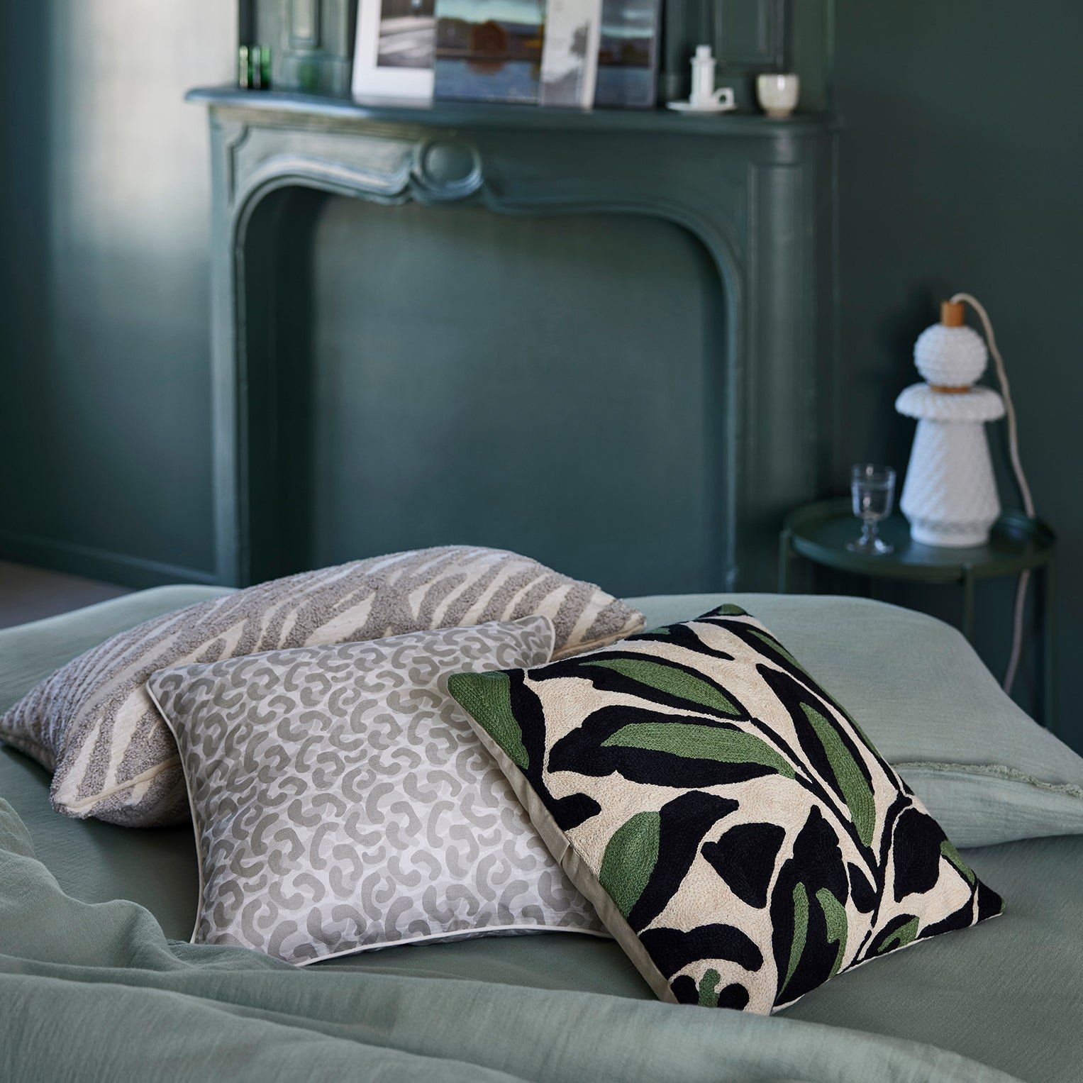 LEO - Cushion cover MADURA Grey