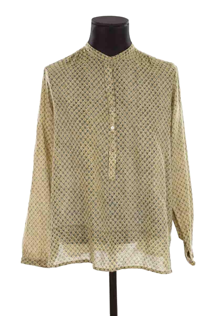 Cotton blouse LAURENCE BRAS - Seconde Main Khaki