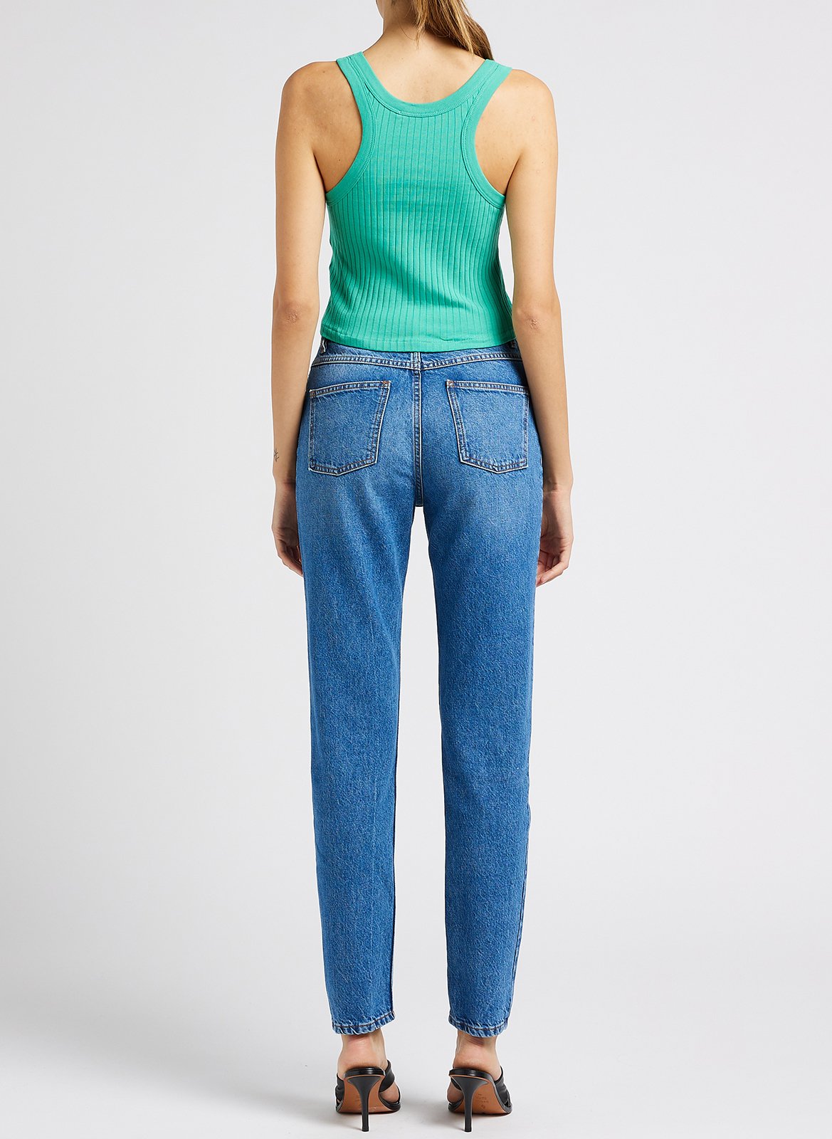 Cotton-blend straight-leg jeans IRO Faded jeans