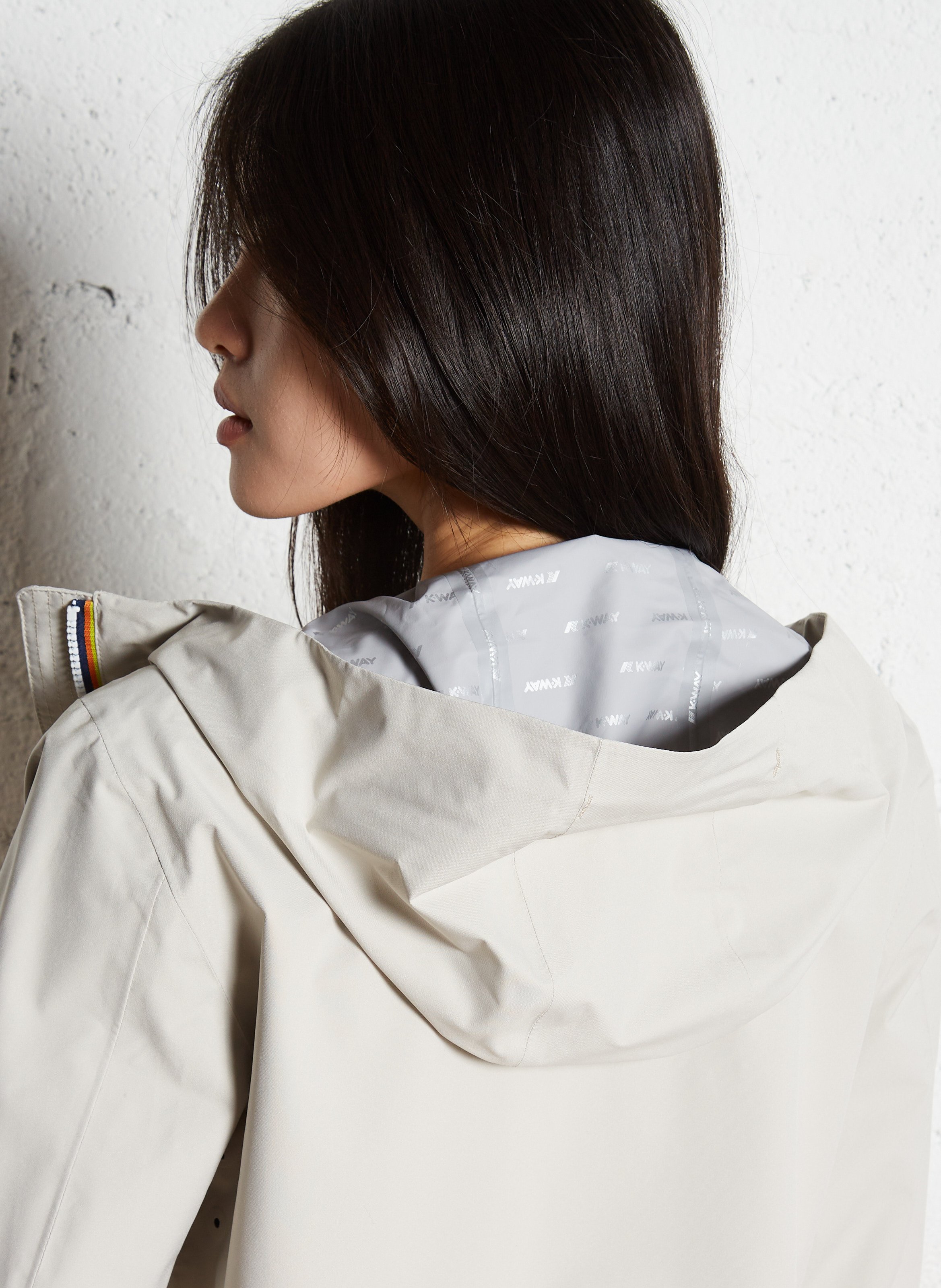 Kapuzenjacke K-WAY Beige