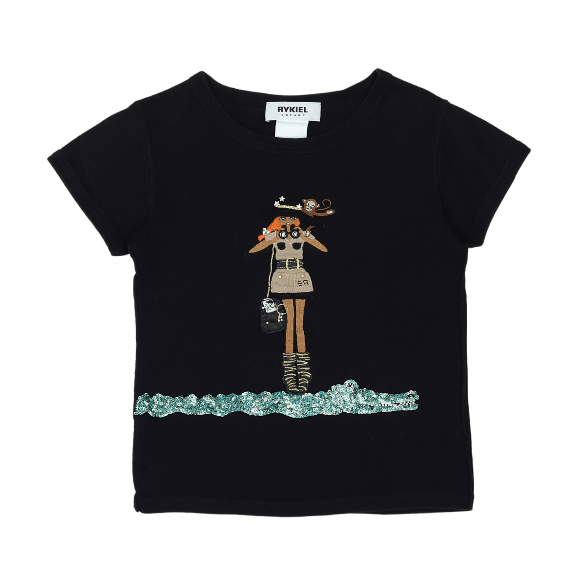 Black T-shirt for kids - 8 years SONIA RYKIEL - Seconde Main Black