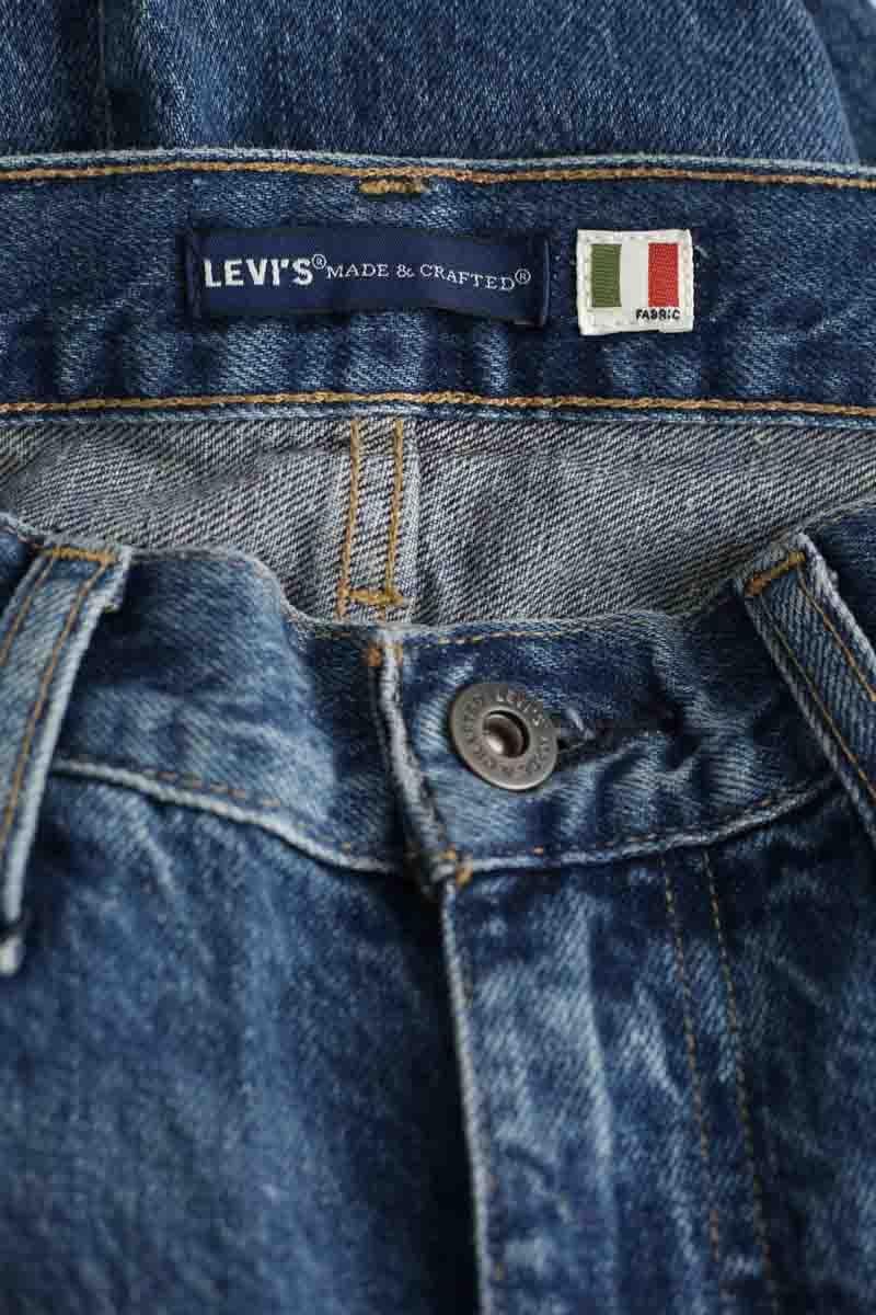 Cotton straight jeans LEVI'S - Seconde main Blue