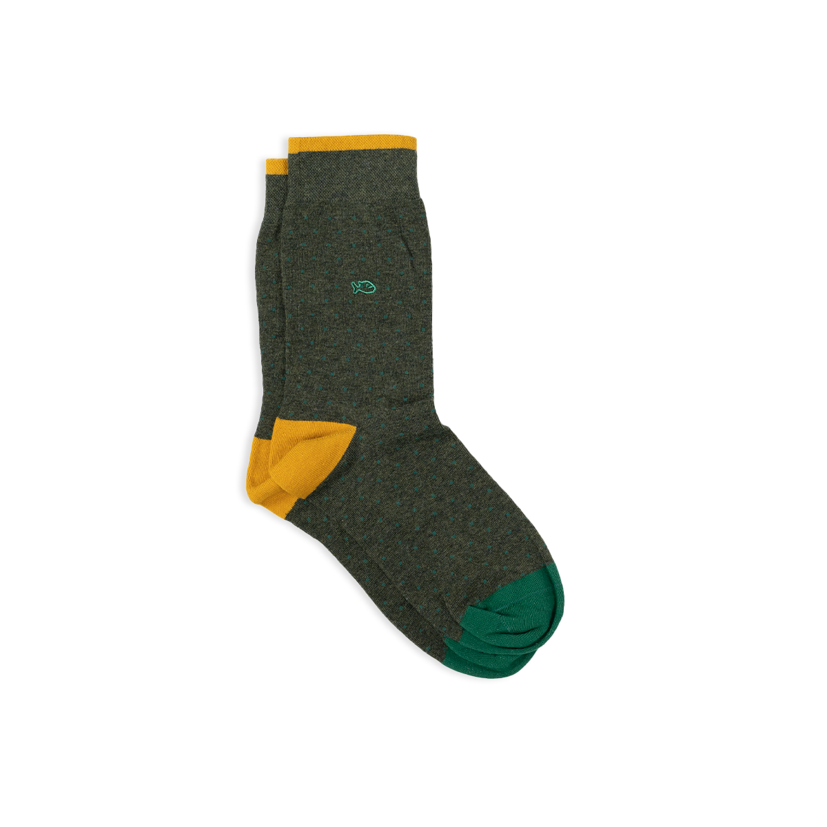 Combed cotton socks with polka dots BILLYBELT