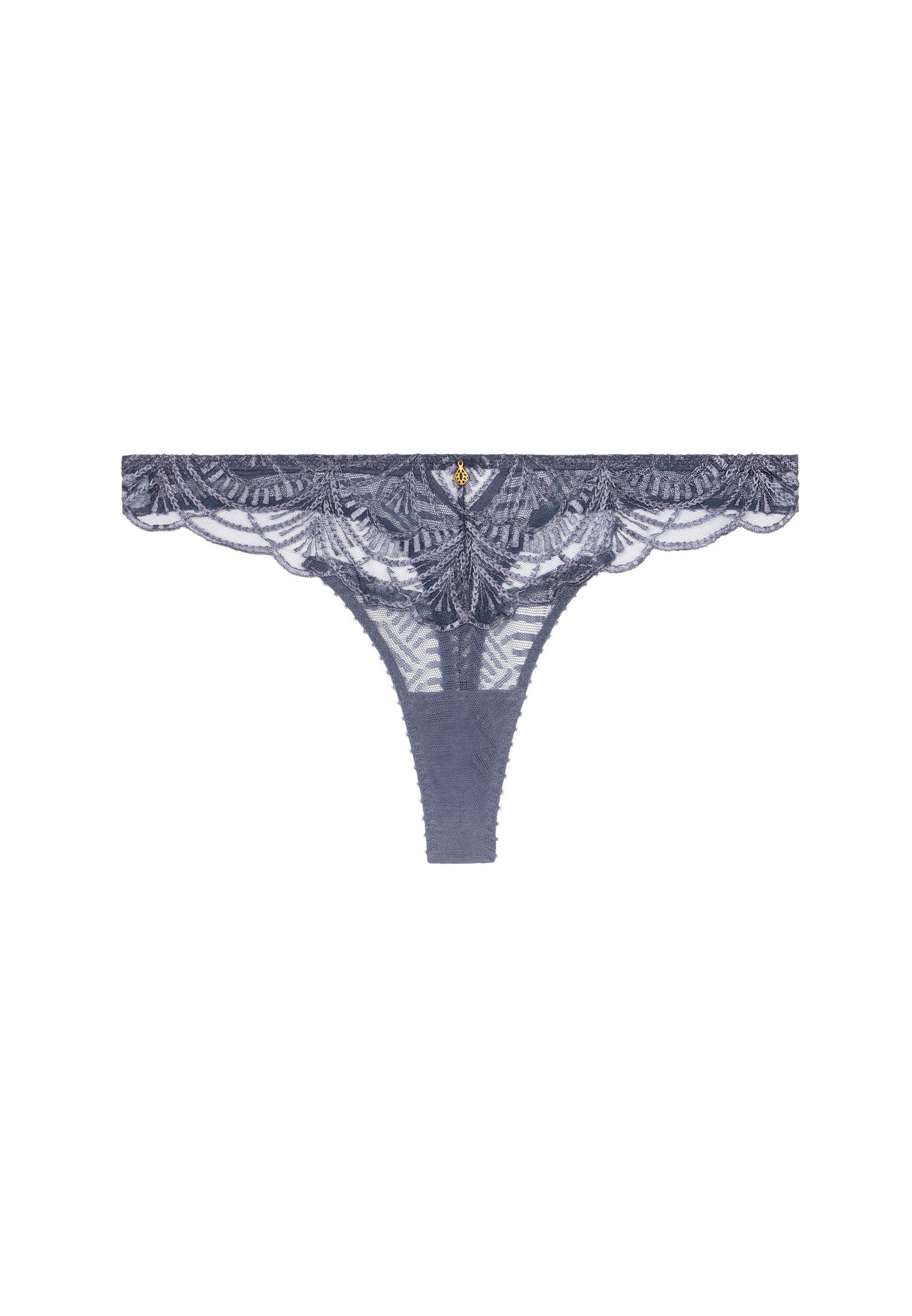 Cotton tanga AUBADE Blue