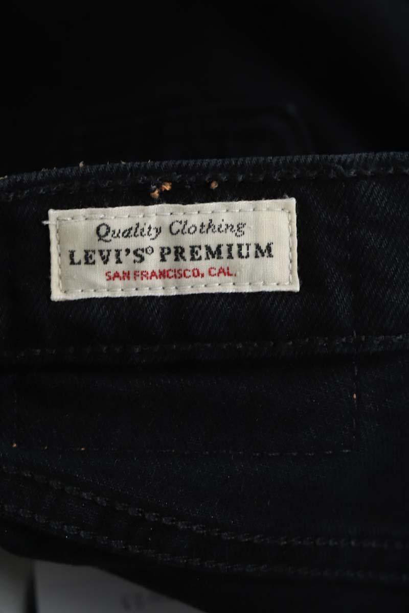 Cotton straight jeans LEVI'S - Seconde main Black