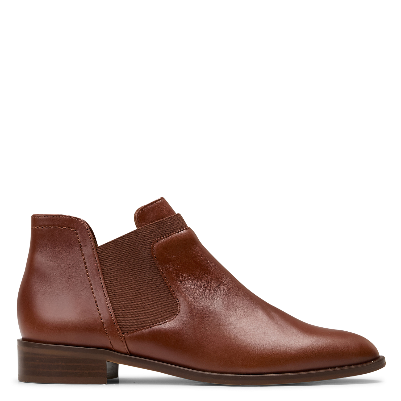 Chelsea Leder Ankle Boots BOCAGE Braun