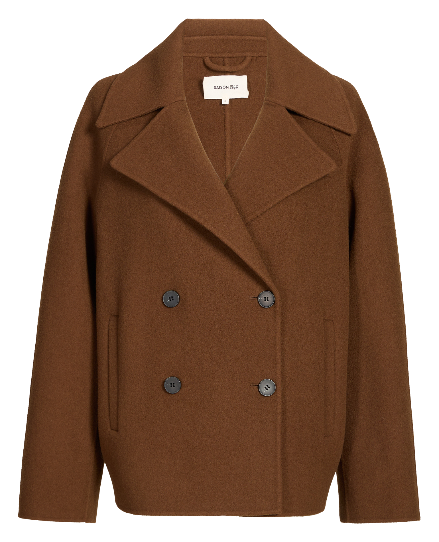 Oversize Caban aus Wollmischung SAISON 1865 Braun