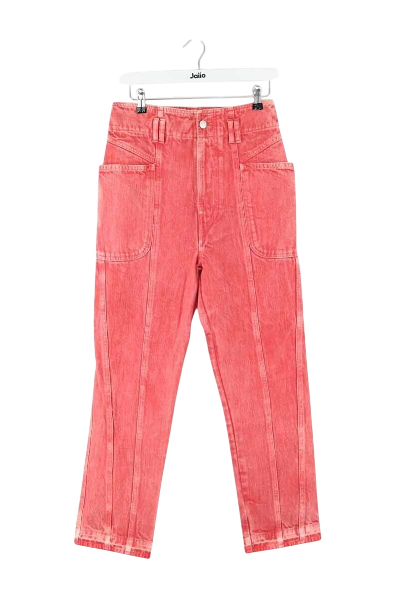 - Straight-leg jeans
- 5 pockets
- Straight cut
- Faded effect ISABEL MARANT ÉTOILE - SECONDE MAIN Orange