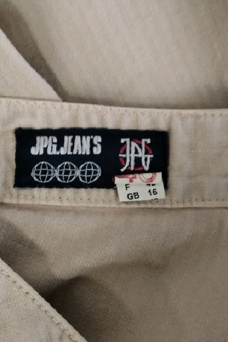 Boot-cut jeans JEAN PAUL GAULTIER - SECONDE MAIN Beige