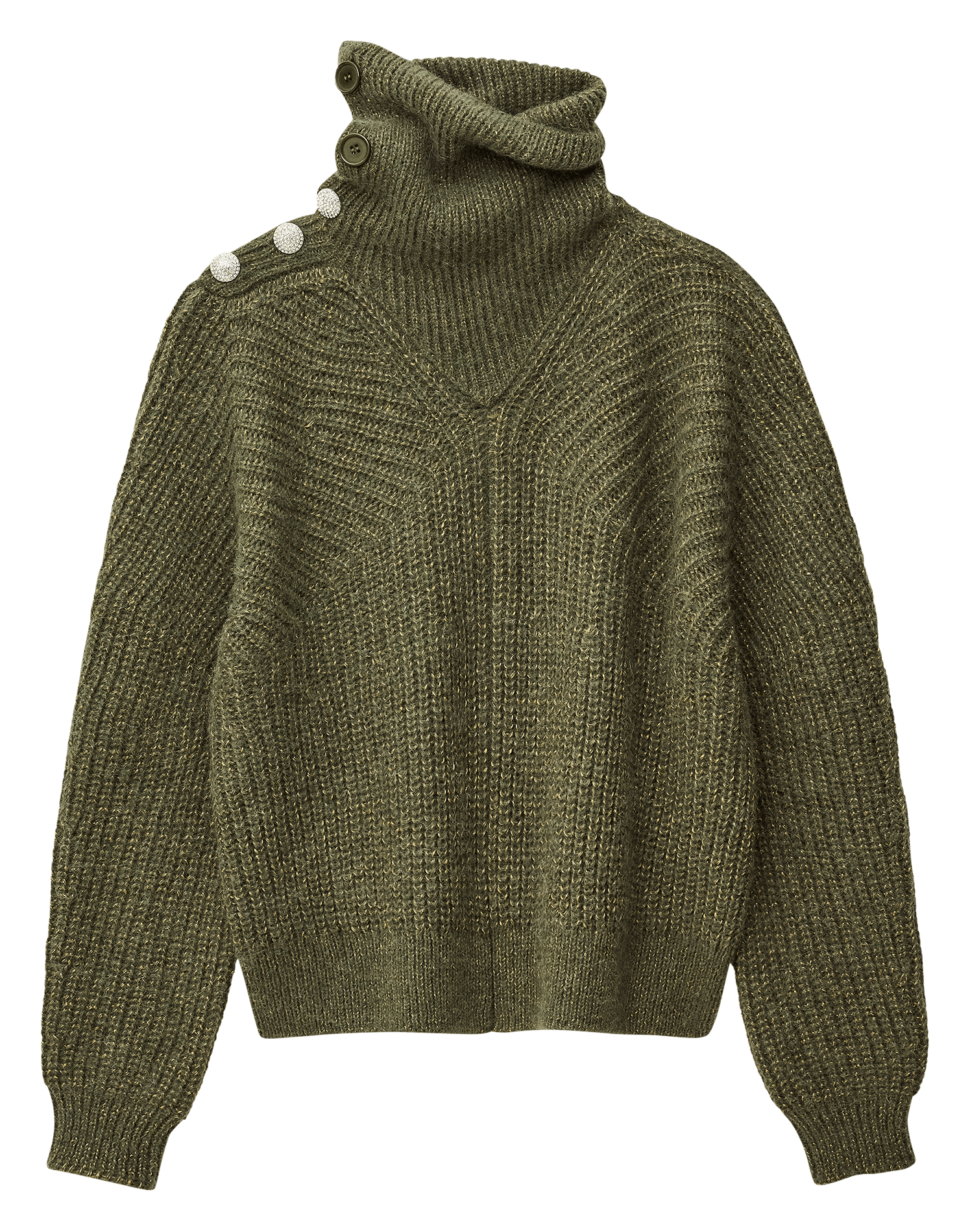 Coltrui - wolblend BA&SH Kaki