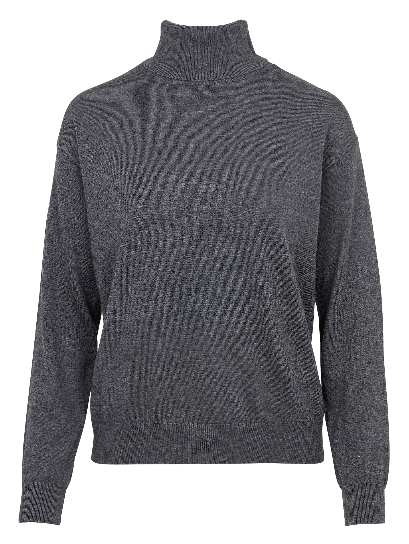 Sous-pull col roulé en maille BRIAC Anthracite