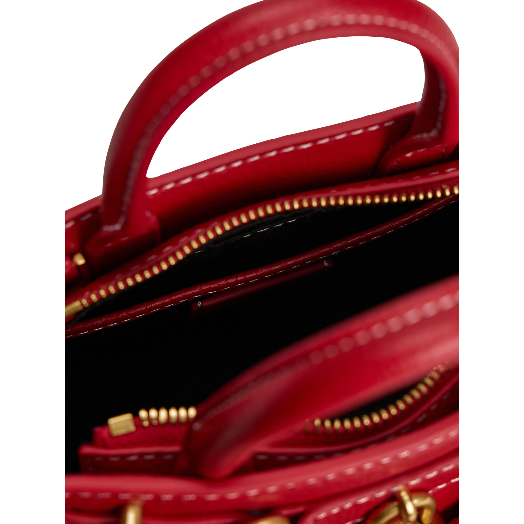 Petit sac à main en cuir grainé TOMMY HILFIGER Rouge