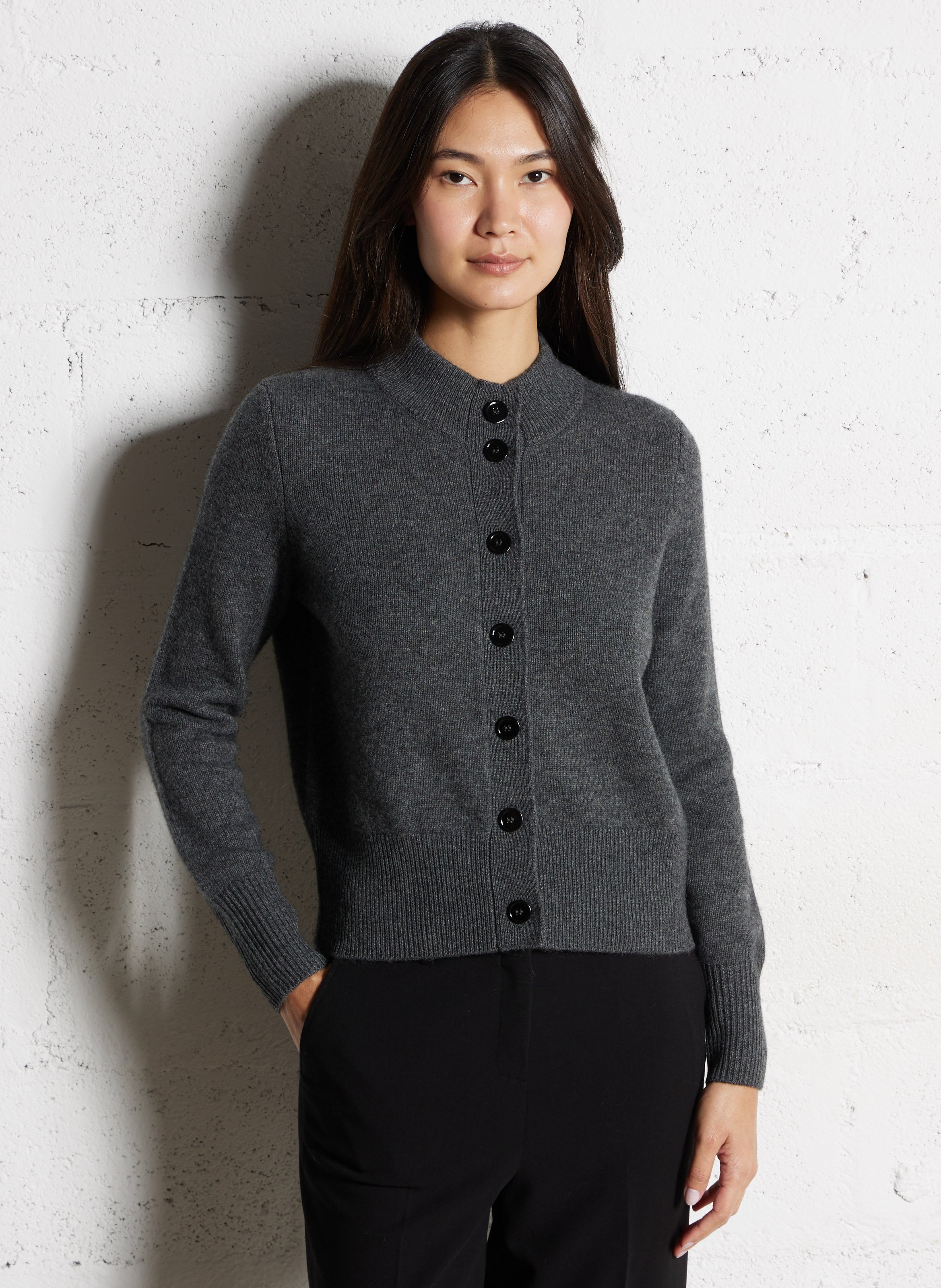 Vest van wol MAISON 123 Grijs