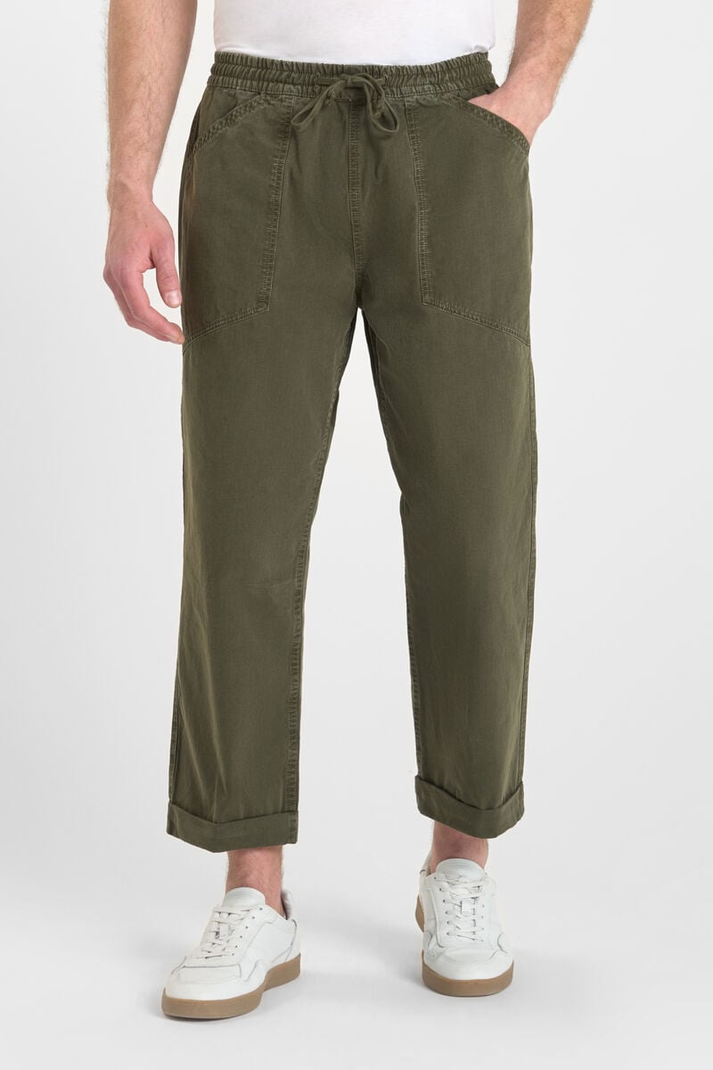 Loose, wide-leg pants LE TEMPS DES CERISES Khaki