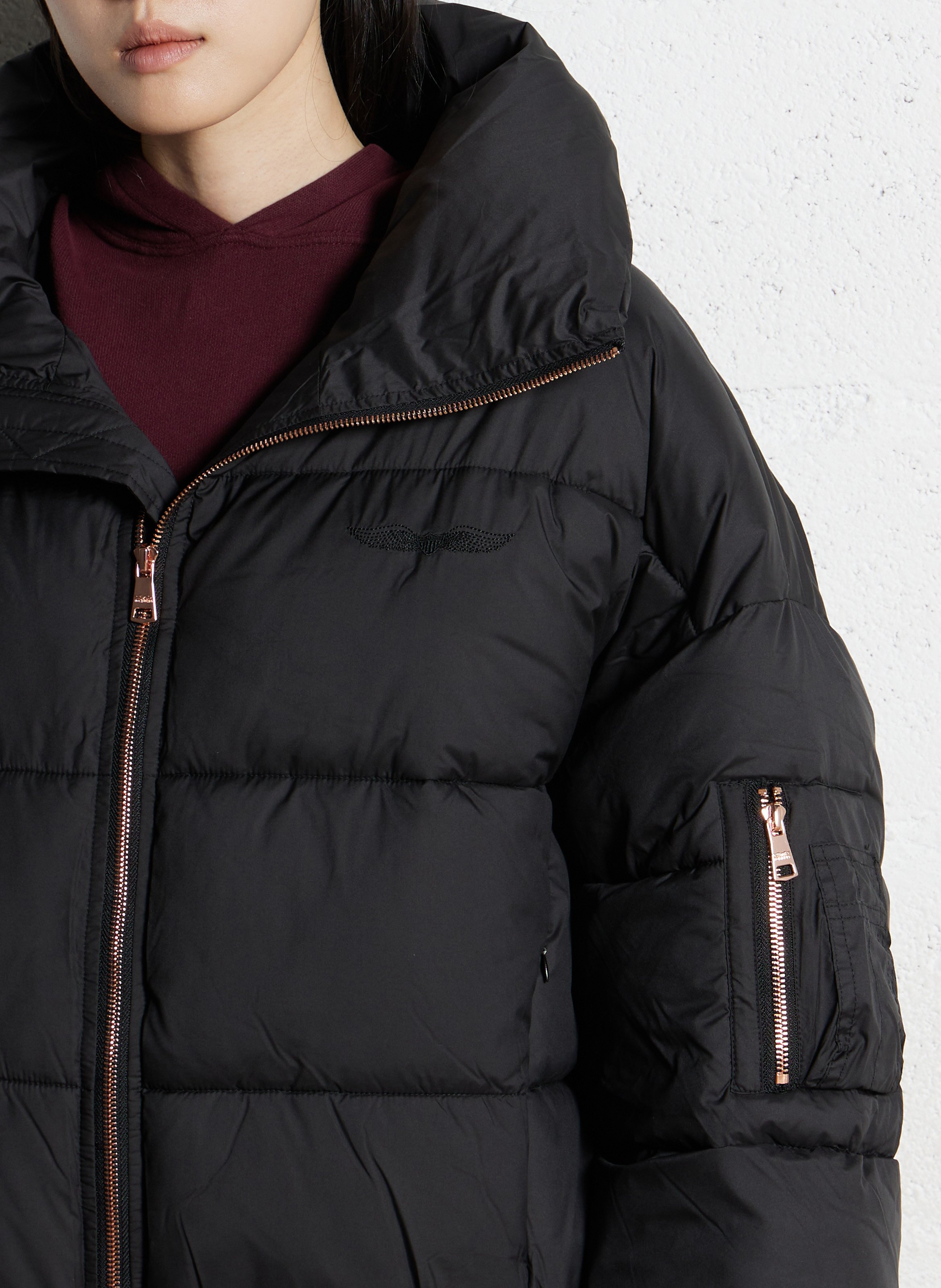 Doudoune col montant BOMBERS ORIGINAL Noir