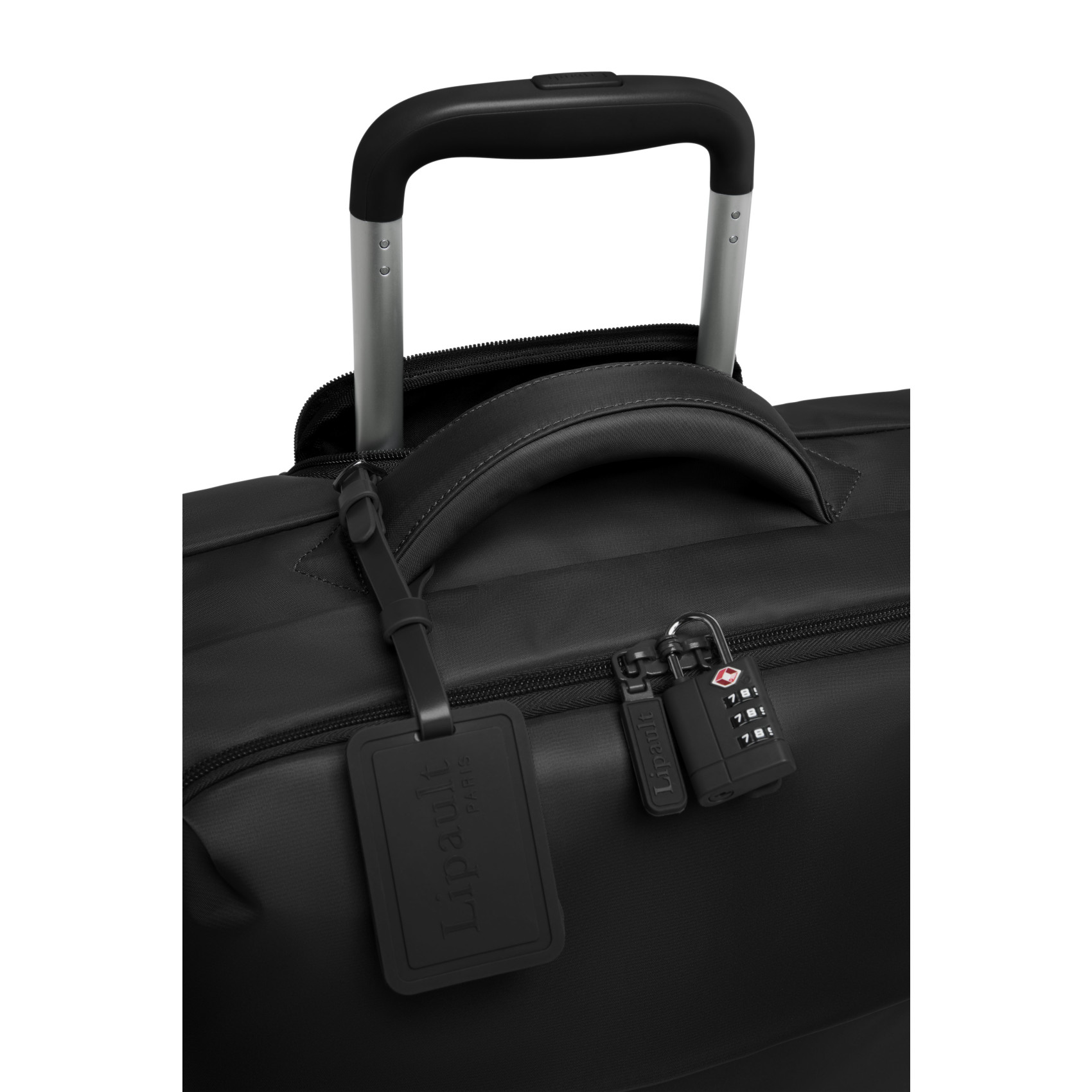 Feather suitcase 4 wheels size L LIPAULT Black