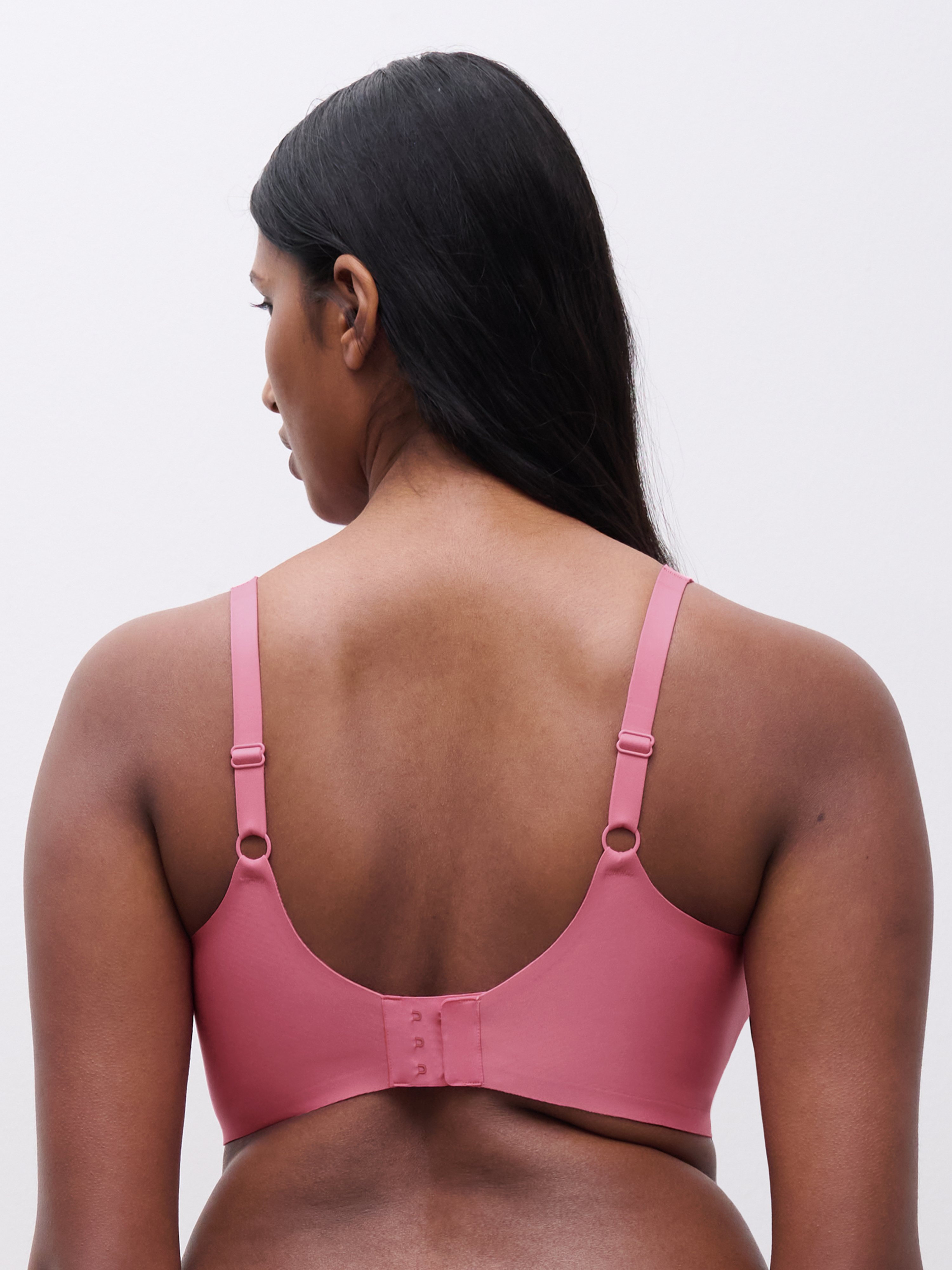 Wireless plunging bra CHANTELLE Pink