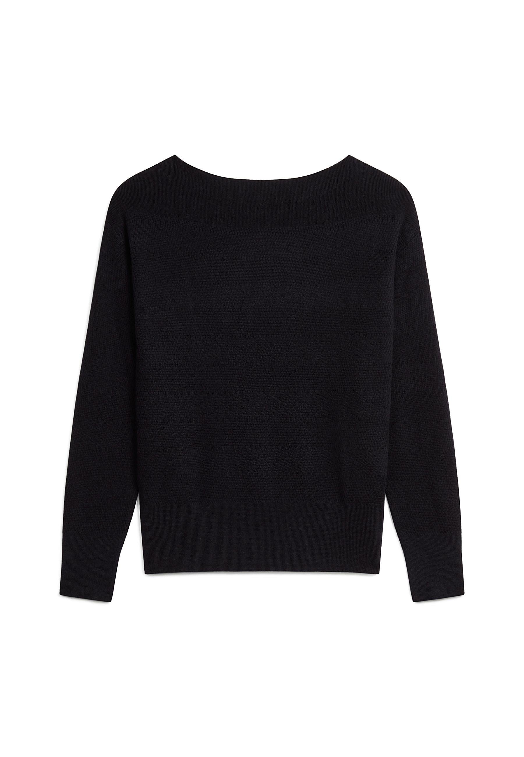 Merino wool boat-neck sweater  RODIER Black