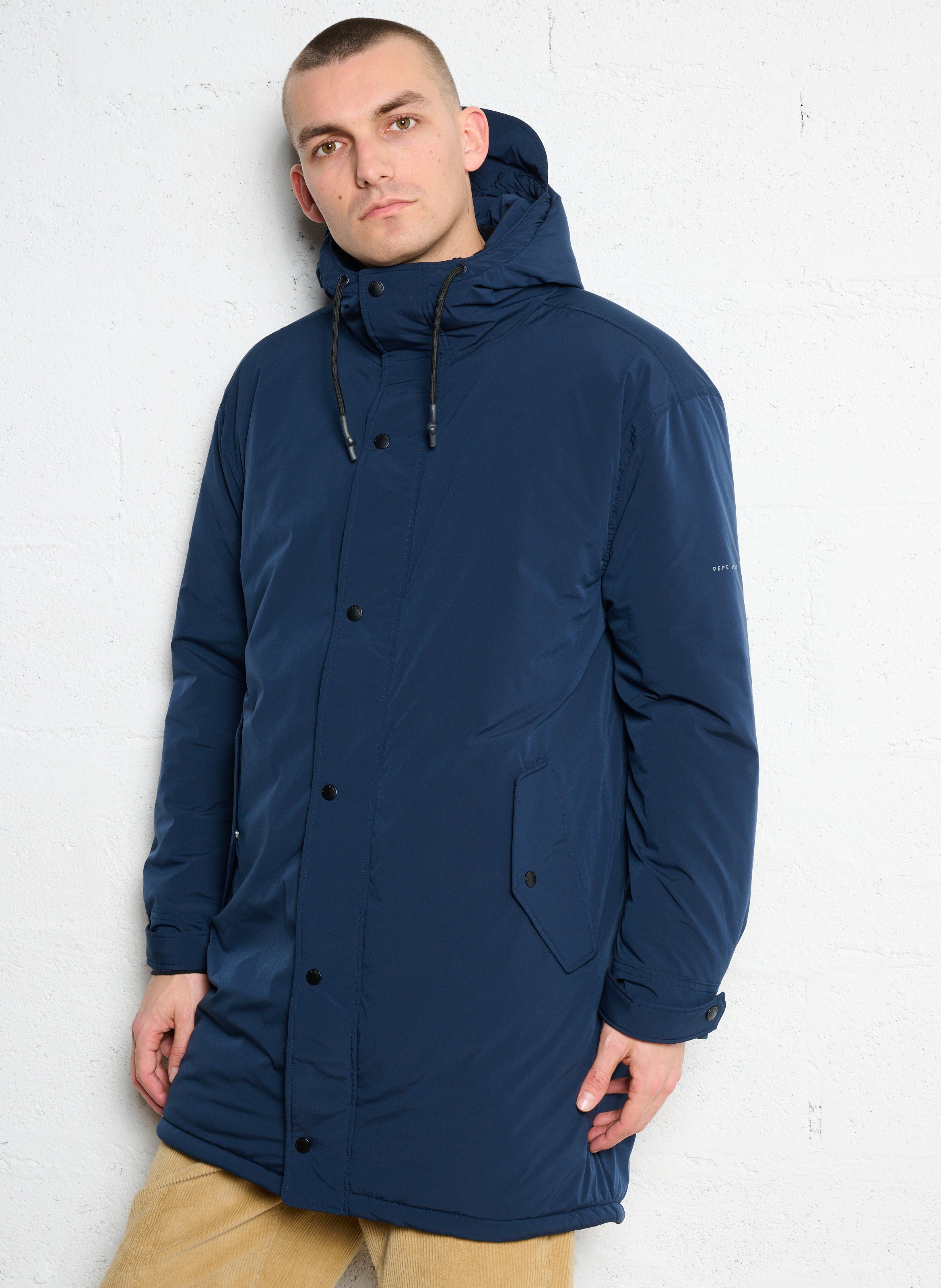 Manteau col montant  PEPE JEANS Bleu