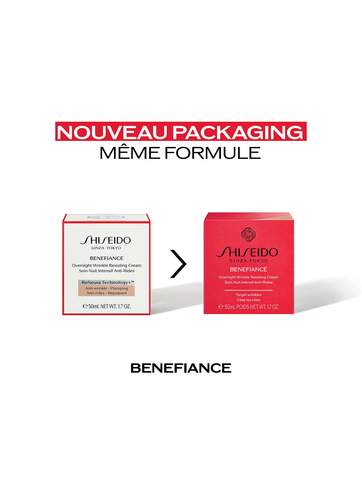 BENEFIANCE - Soin nuit Intensif Anti-rides SHISEIDO No color