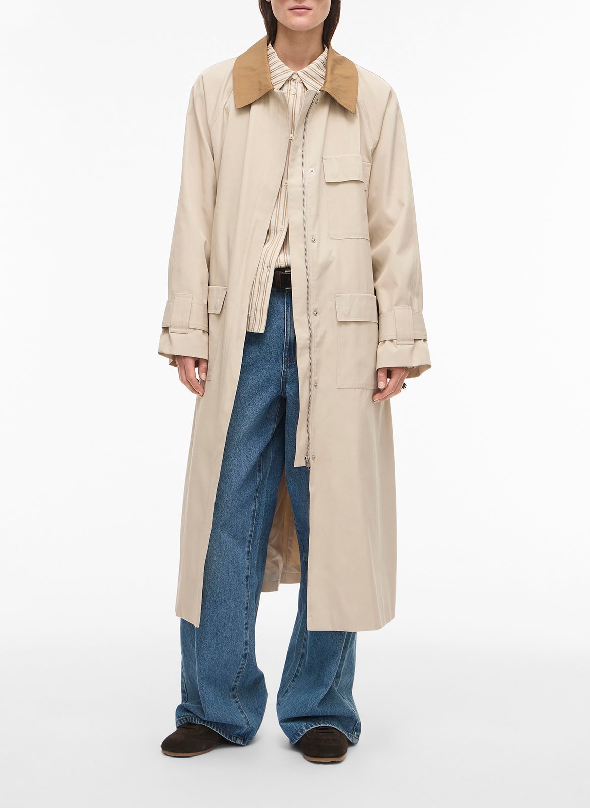 Trench col classique  ROUGE EDIT Beige