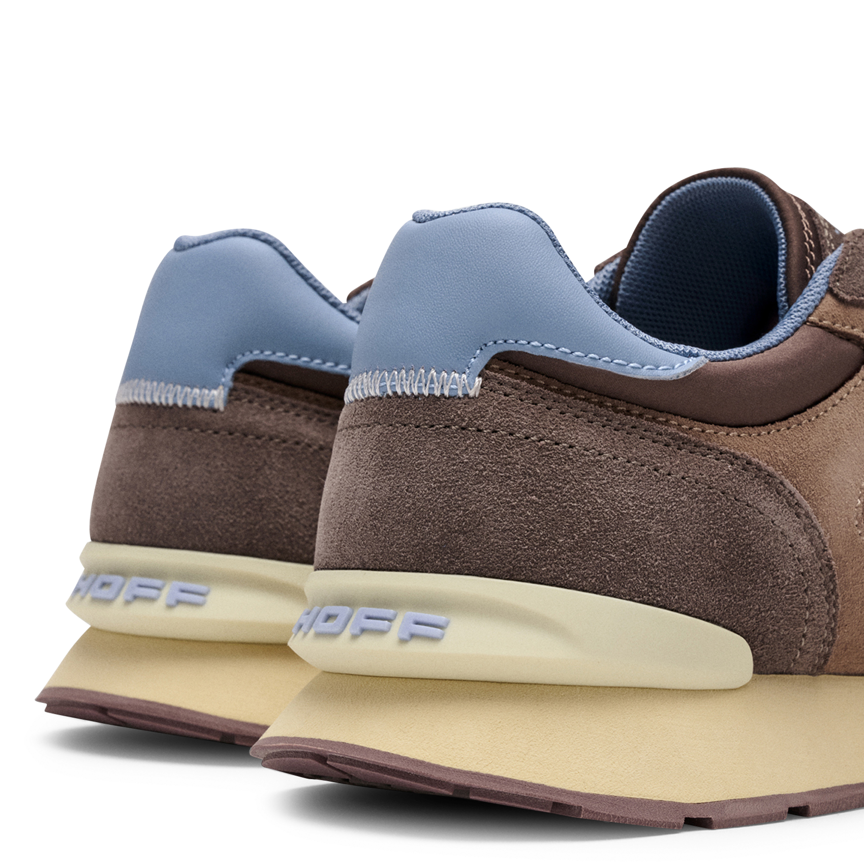 Sneakers basse in misto pelle HOFF Marrone