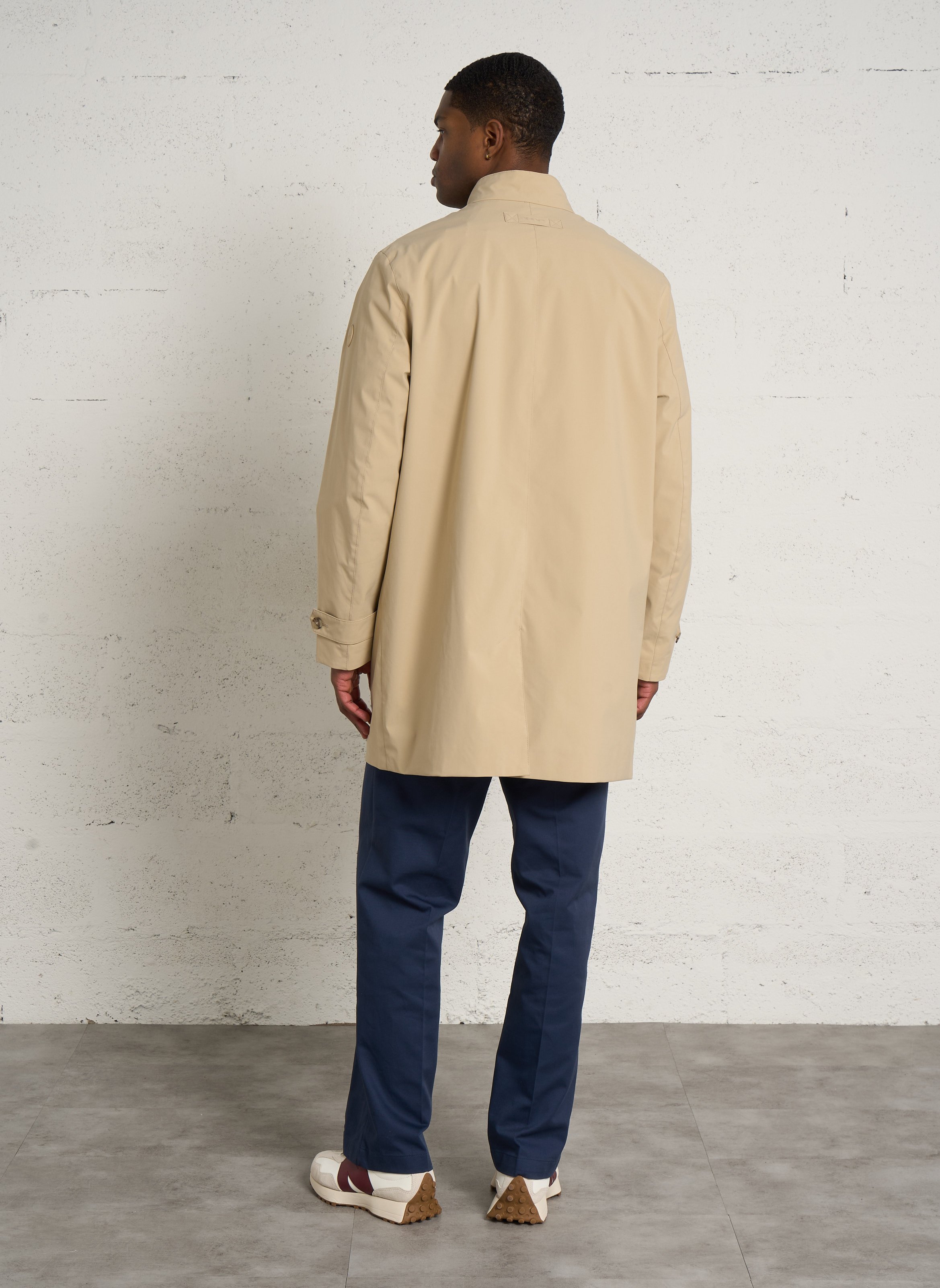 Long oversized solid coat GANT Beige