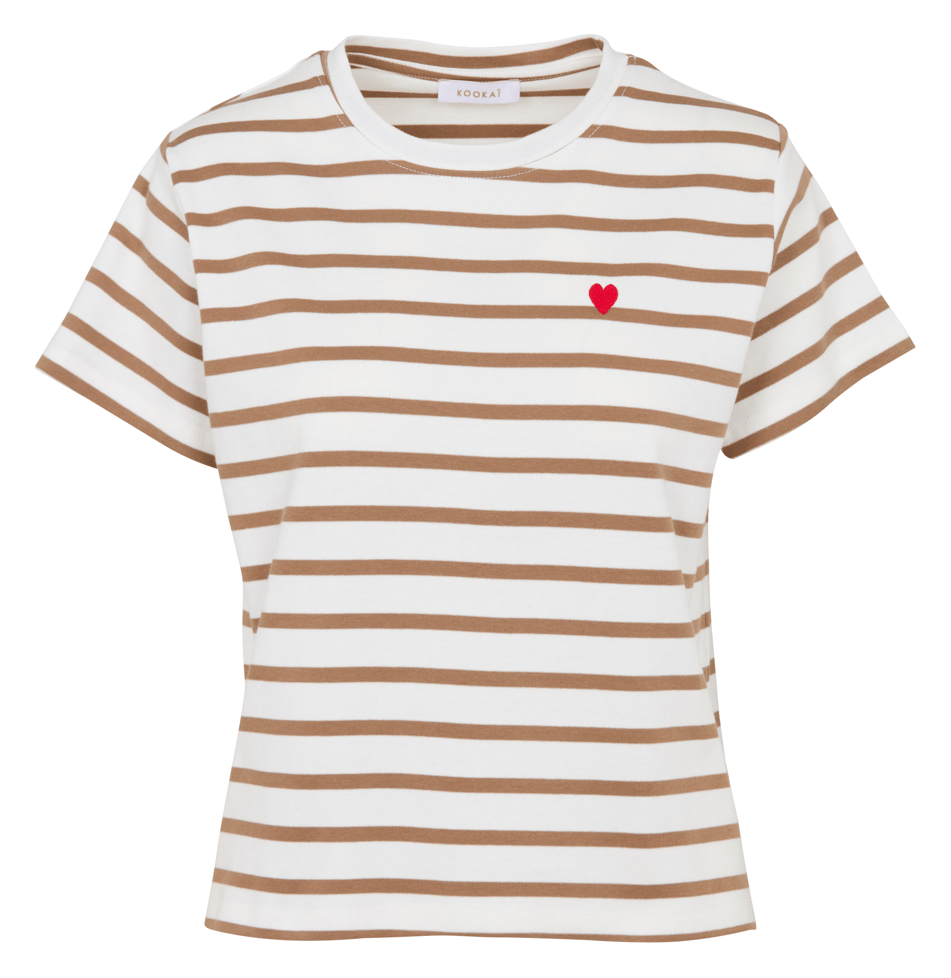 Baumwoll-Pullover mit Rundhalsausschnitt KOOKAI Weiss