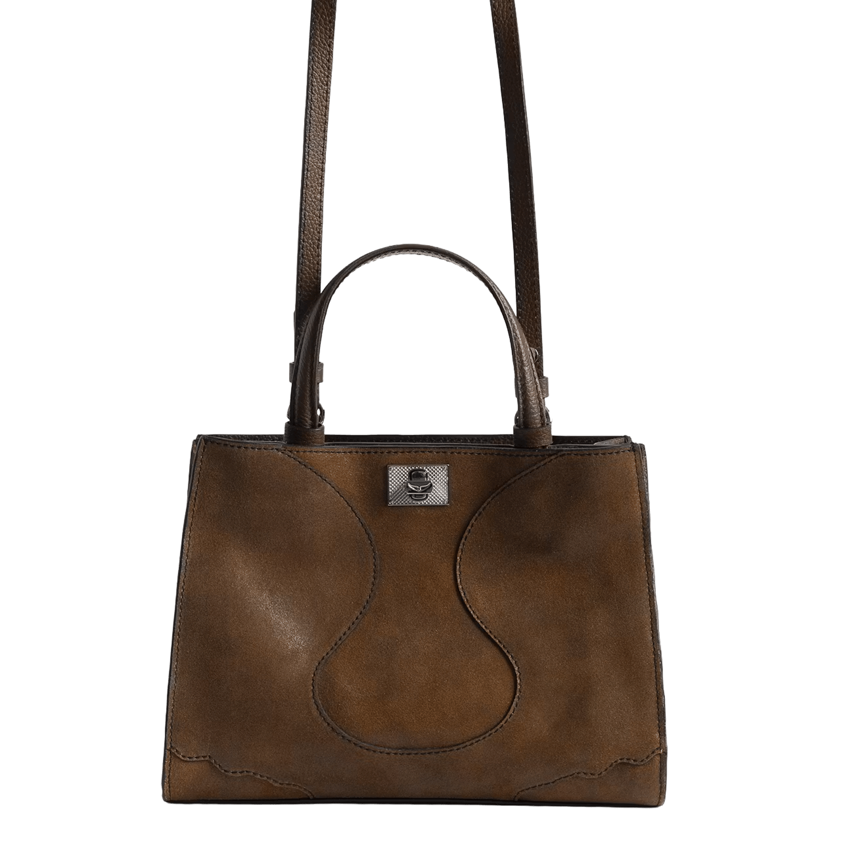 Sac cabas en cuir ZADIG&VOLTAIRE Marron