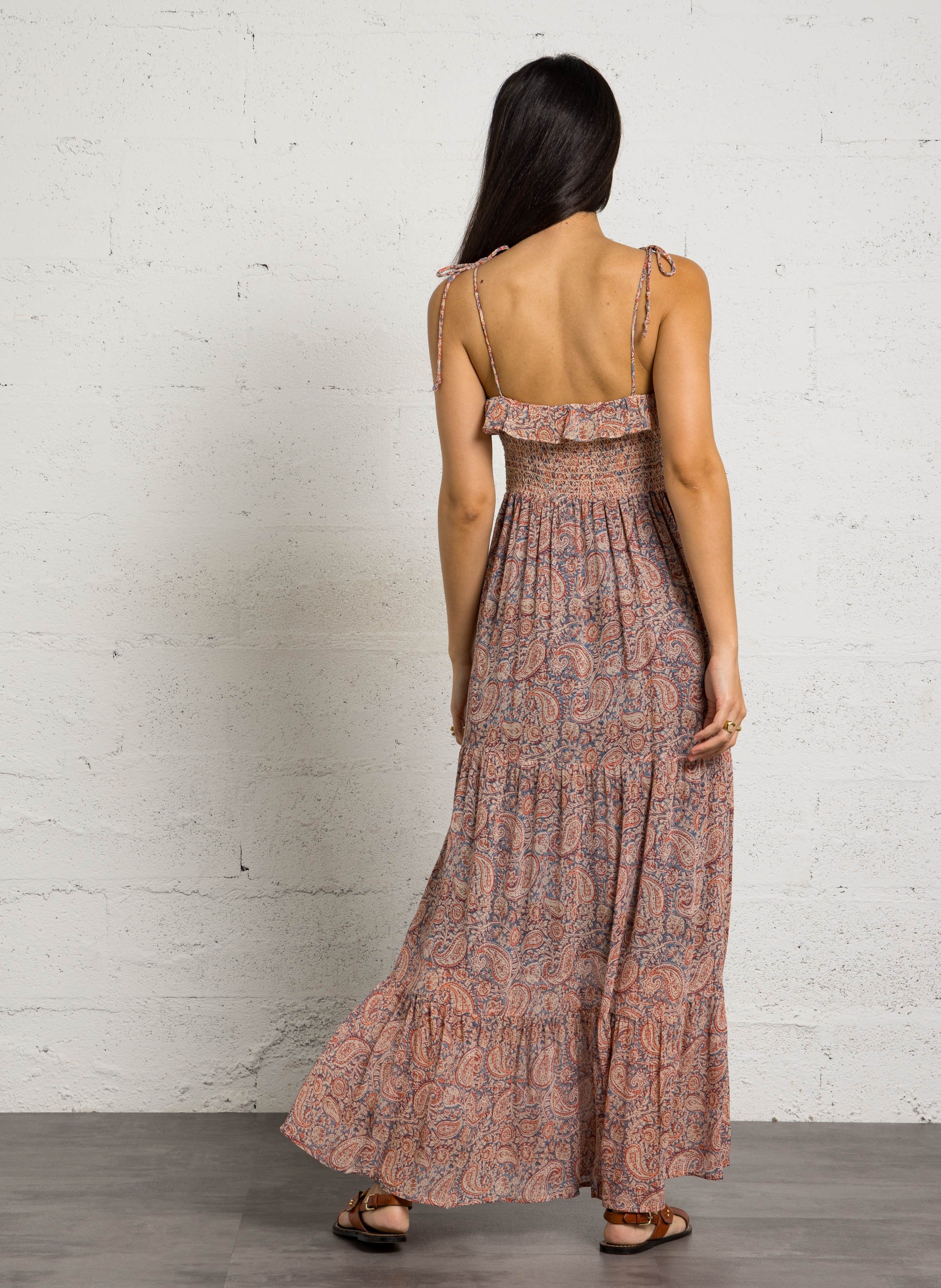 Long bustier dress MAISON HOTEL Pink