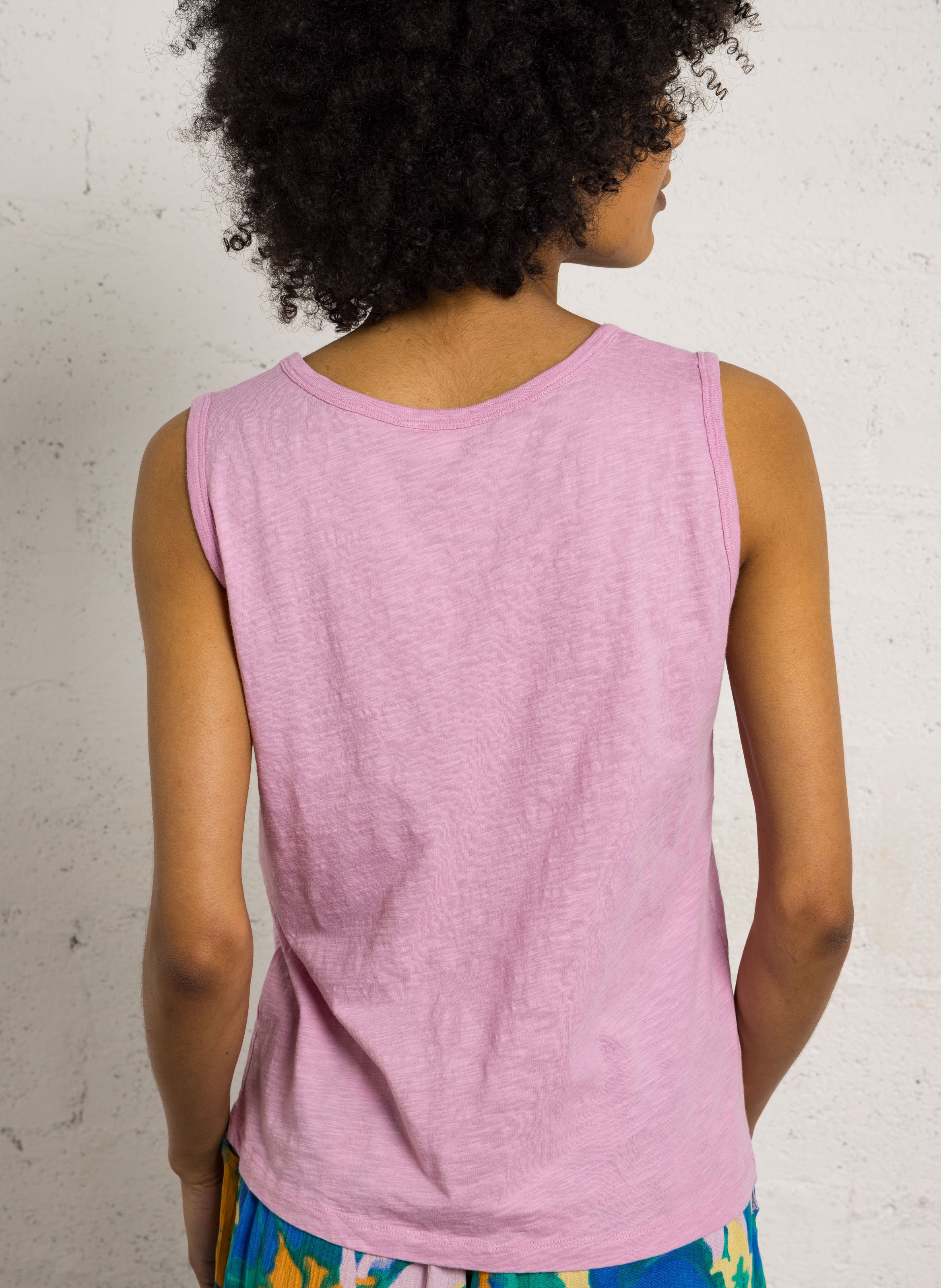 Effen T-shirt BENSIMON Roze