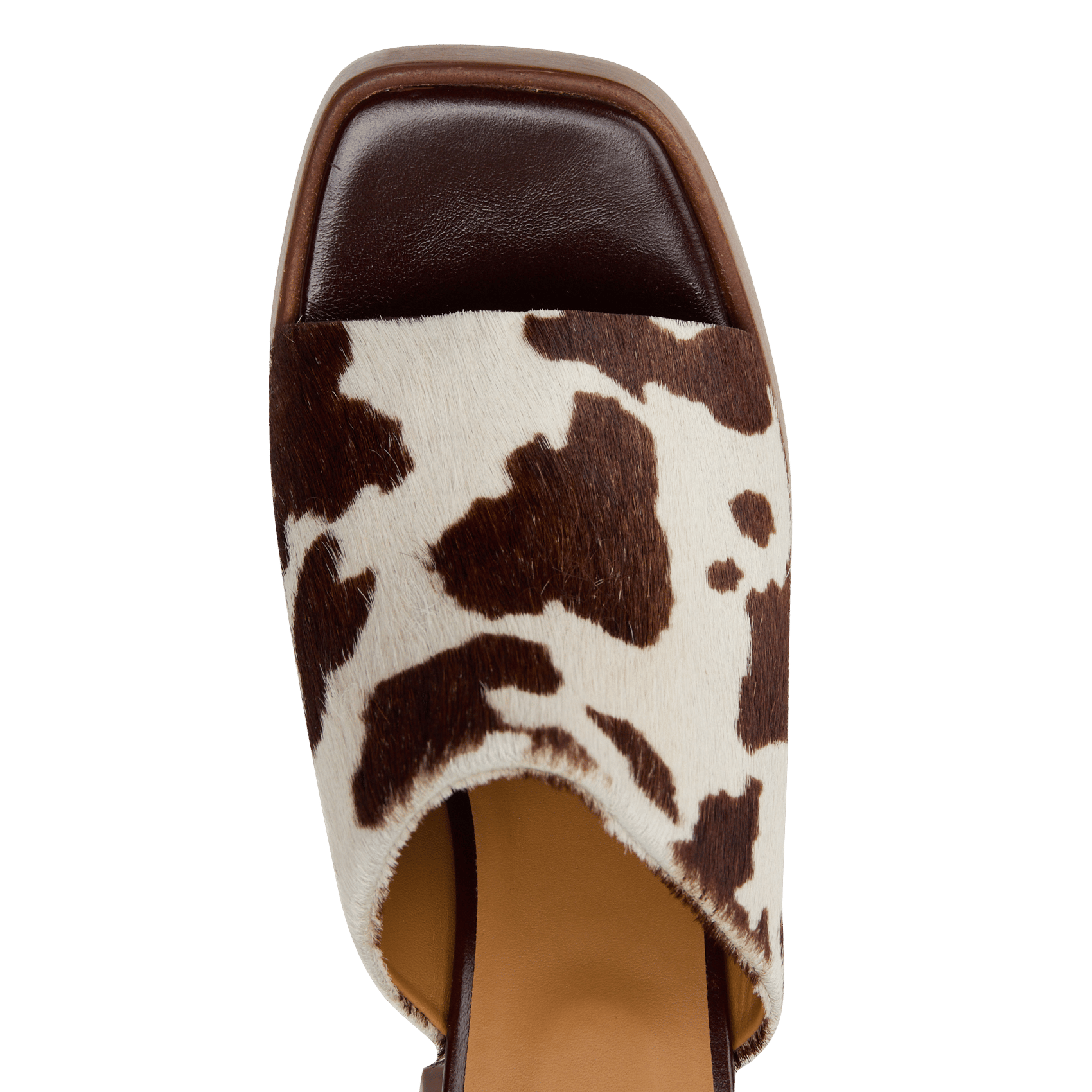 Printed pony leather mules BOBBIES Multicolored