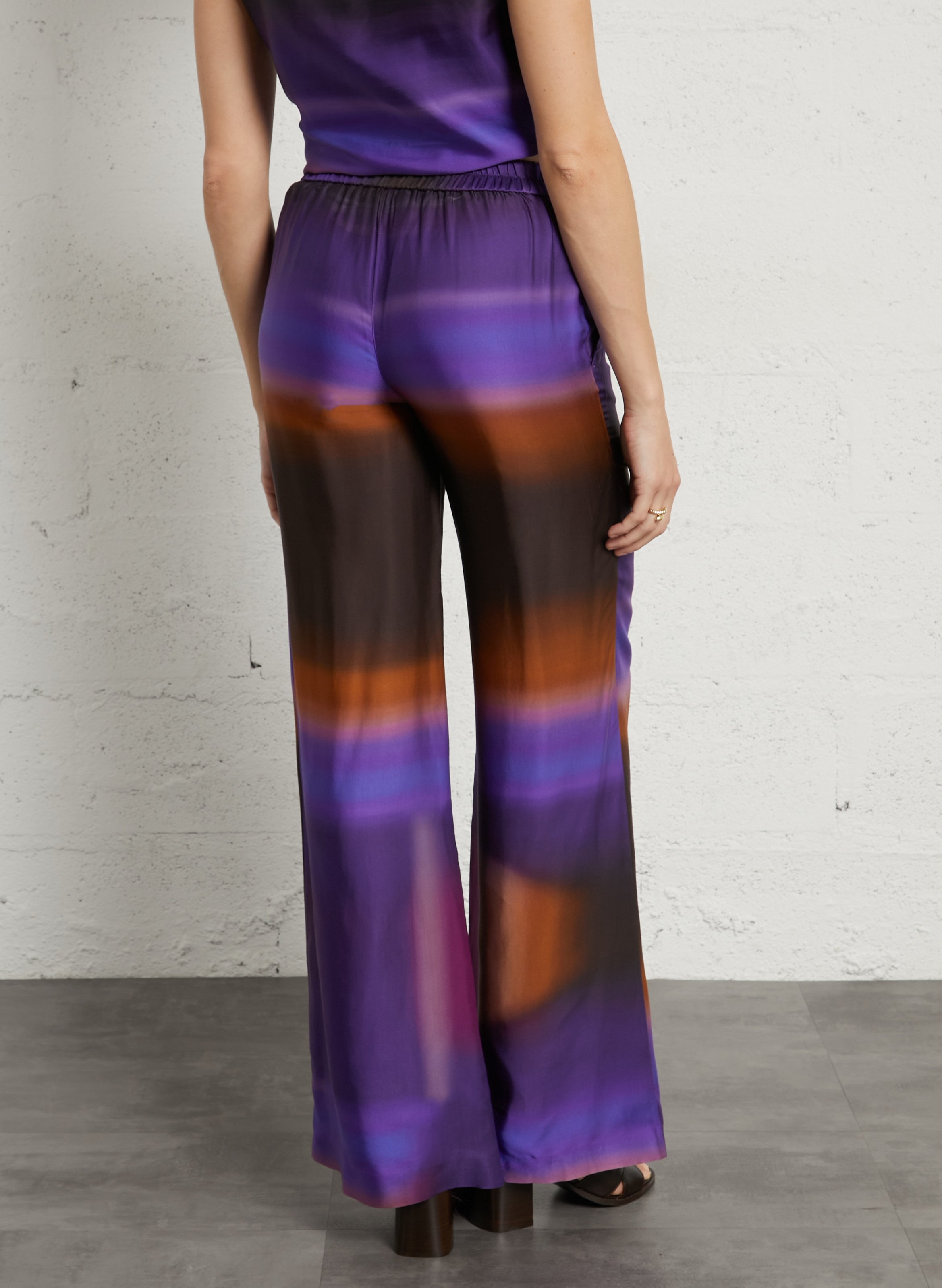 Pantalon large imprimé MOMONI Multicolore