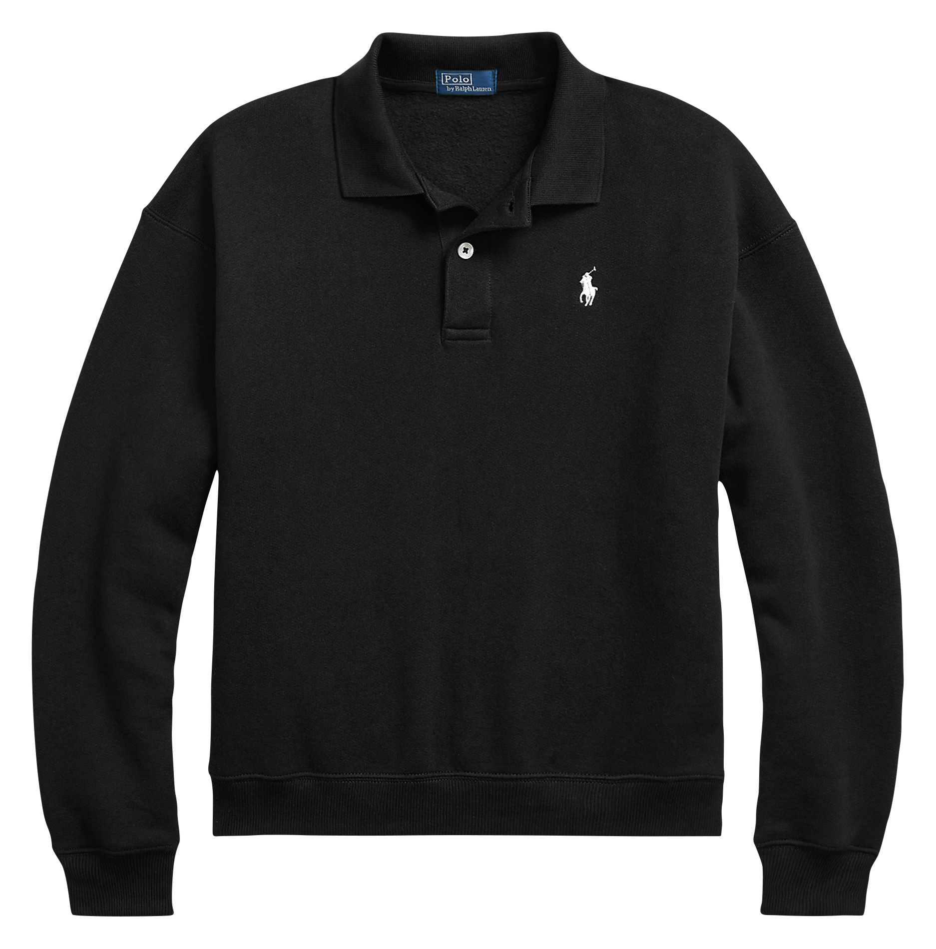 Pull oversize en coton mélangé POLO RALPH LAUREN Noir