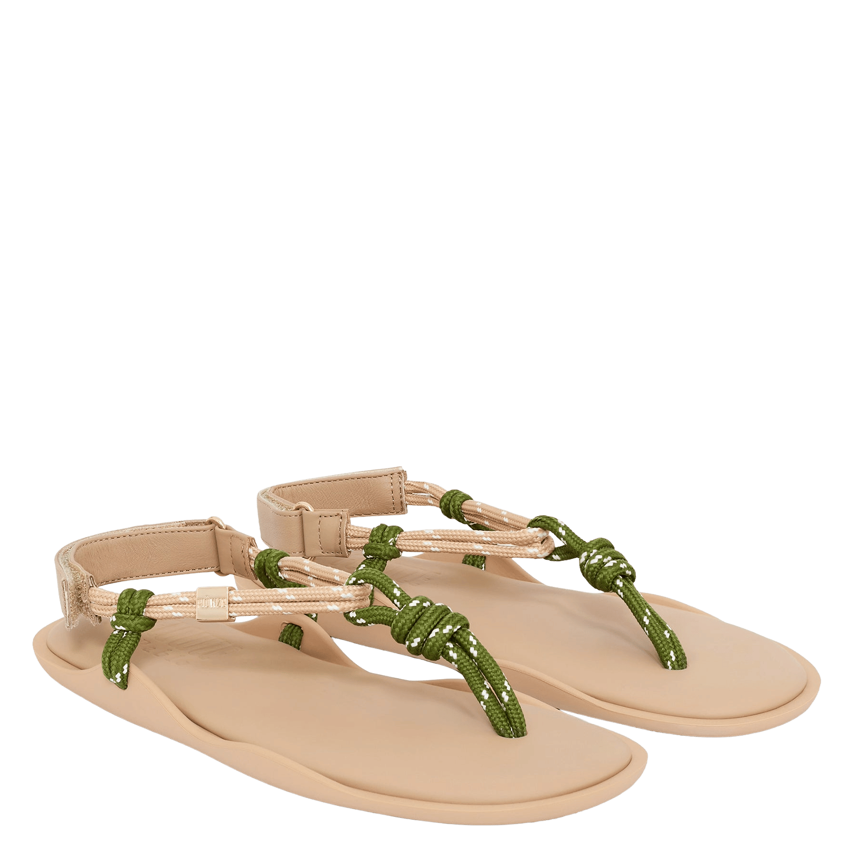 Sandales plates  PABLO Beige