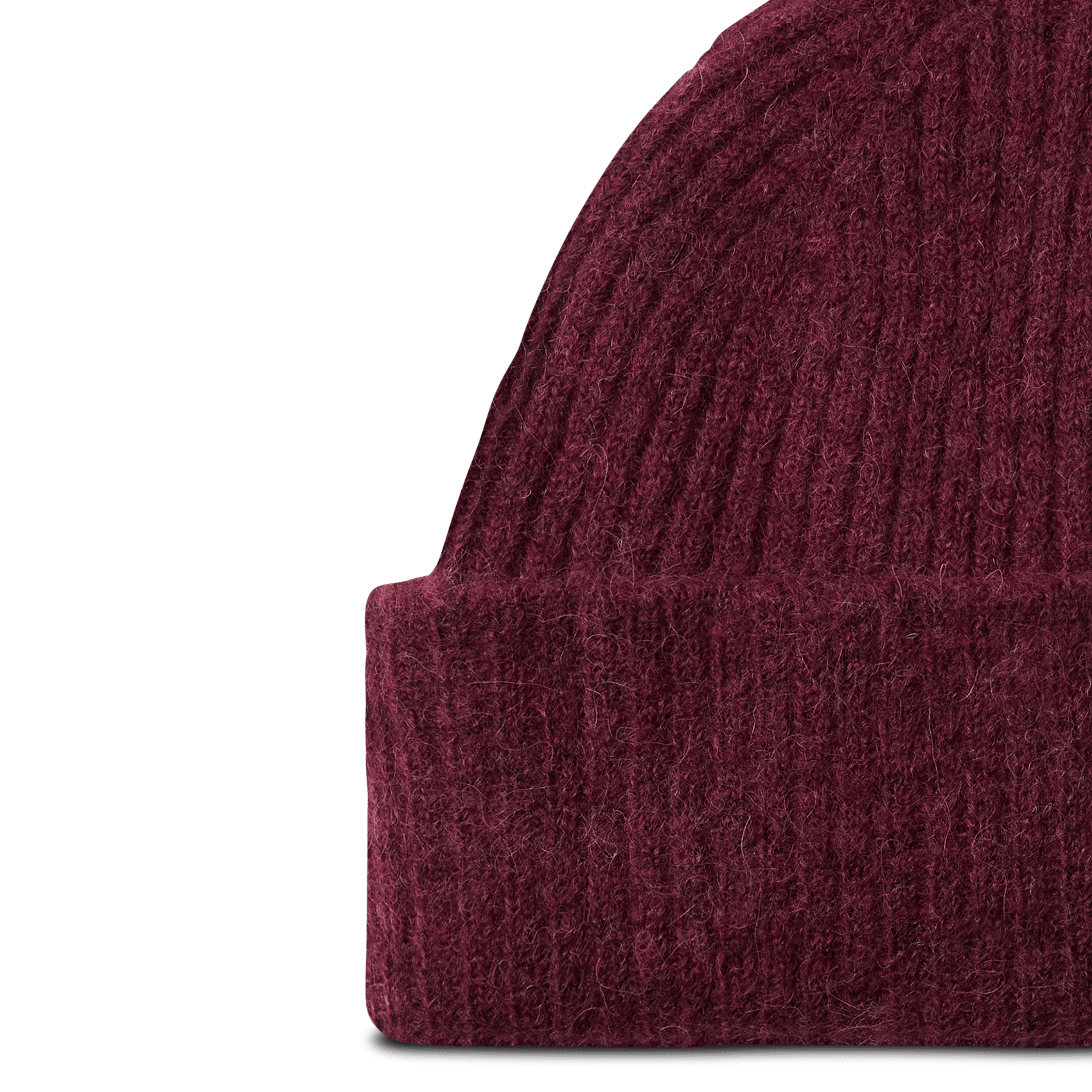 Strickmütze SELECTED Pflaume