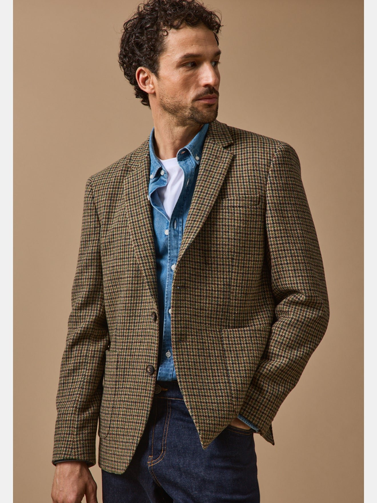 Twill blazer CYRILLUS Blue