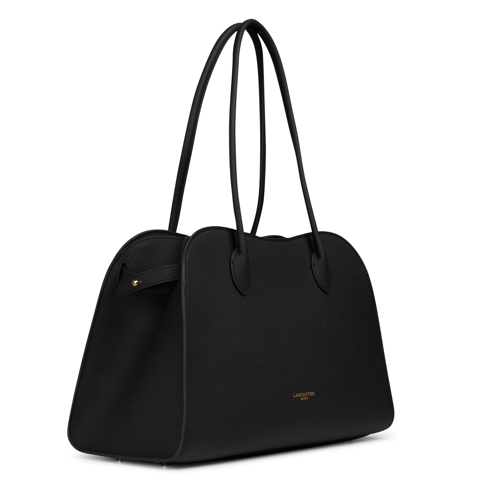 Schultertasche aus Leder LANCASTER PARIS Schwarz