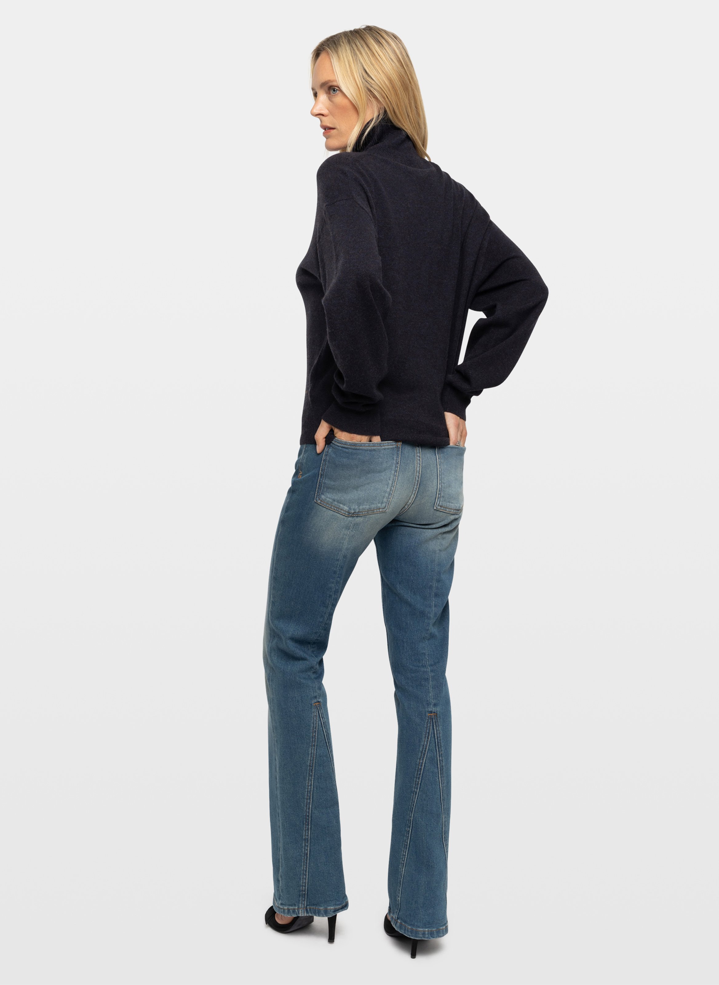 Pull col roulé en laine et cachemire ZADIG&VOLTAIRE Blue