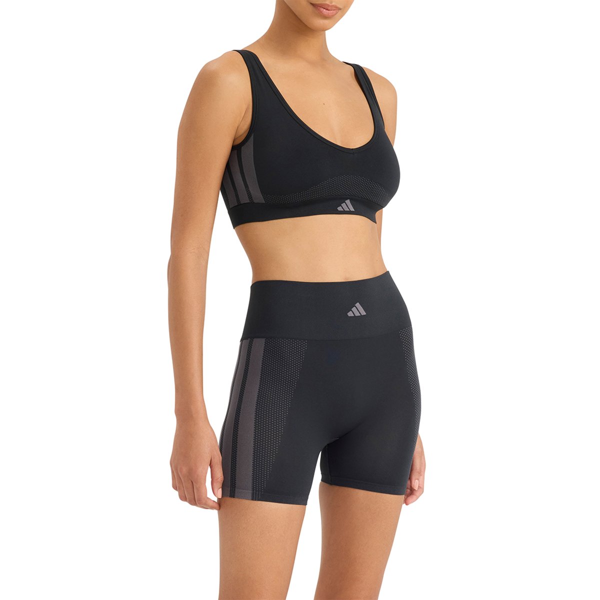 Plunging bra ADIDAS UNDERWEAR Black
