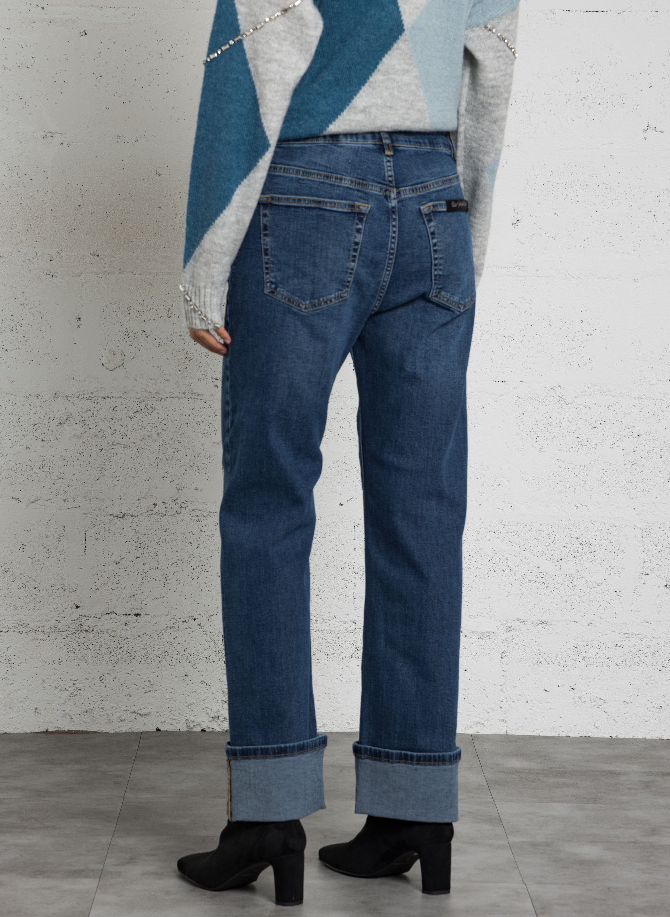 Straight Cut Jeans aus Baumwoll-Mix LIU JO Blau