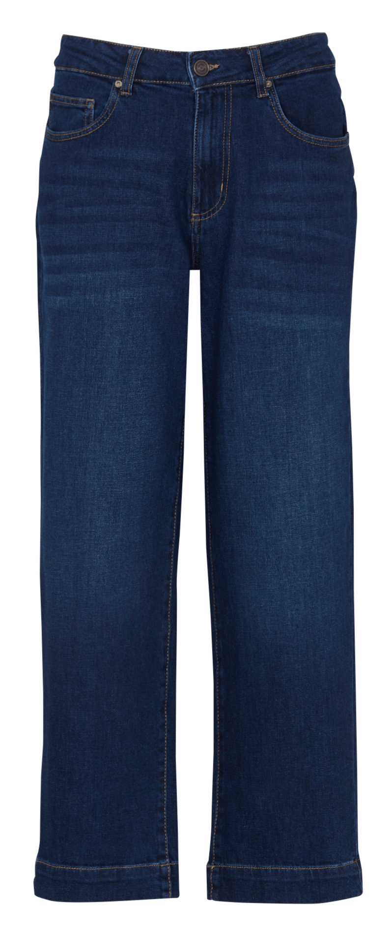 Rechte jeans van gemengd katoen SUD EXPRESS Zwart