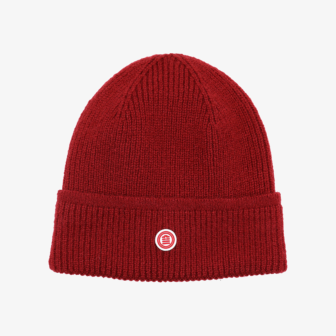 BONNET Ribbed red knit beanie Serge Blanco SERGE BLANCO Red