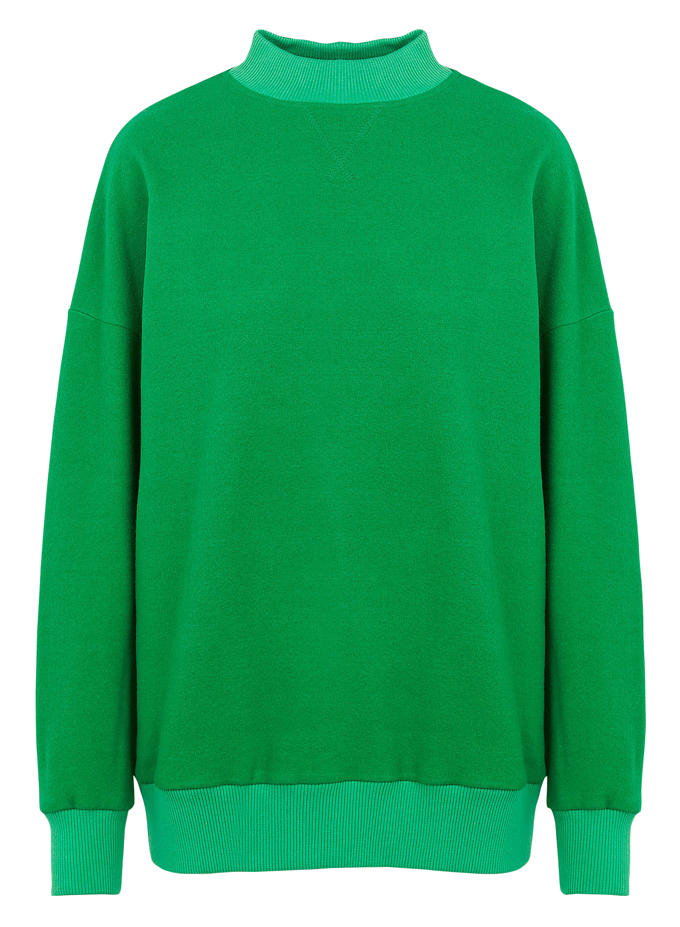 Sweater van scheerwolmix met ronde hals COLLECTORS CLUB Groen