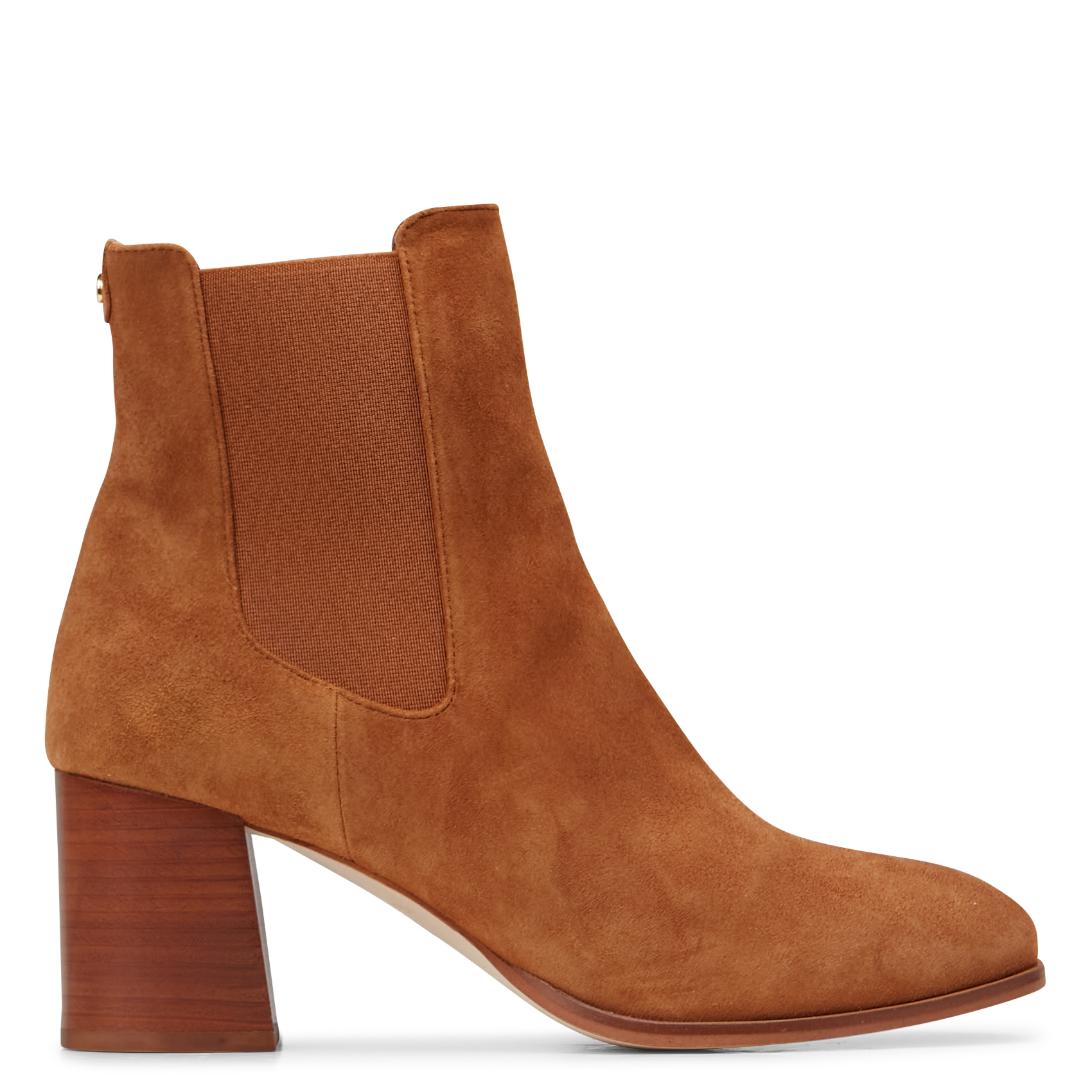 Bottines chelsea en cuir velours COSMOPARIS Marron
